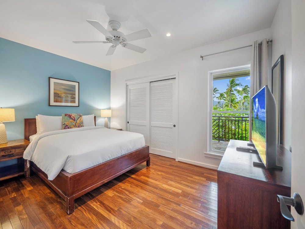 Lanai, Deluxe, Villa, King Bed, 2 Queen Beds, Ocean View, Sofa
