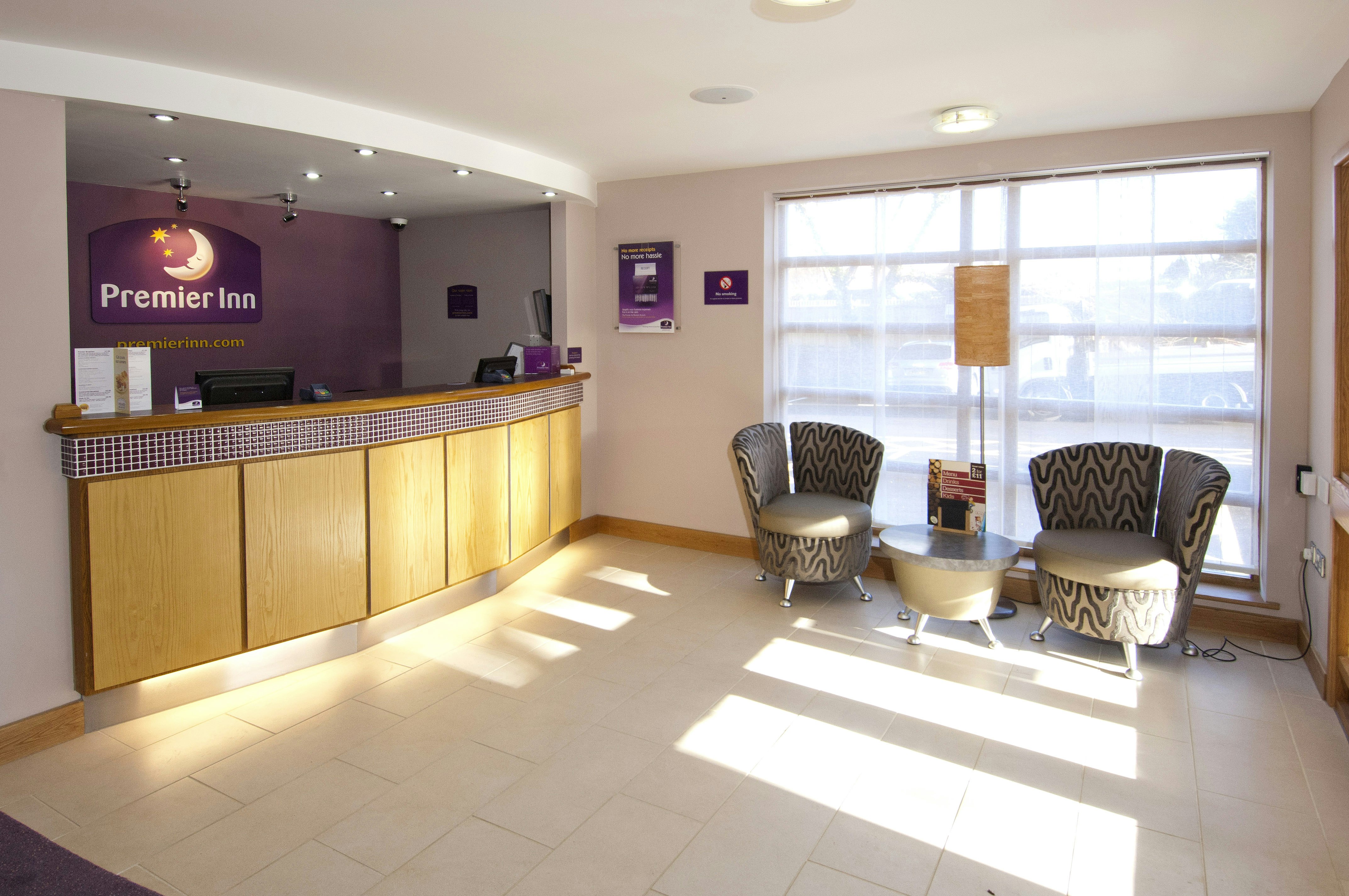 Lobby at Premier Inn Christchurch / Highcliffe, CHRISTCHURCH - UK