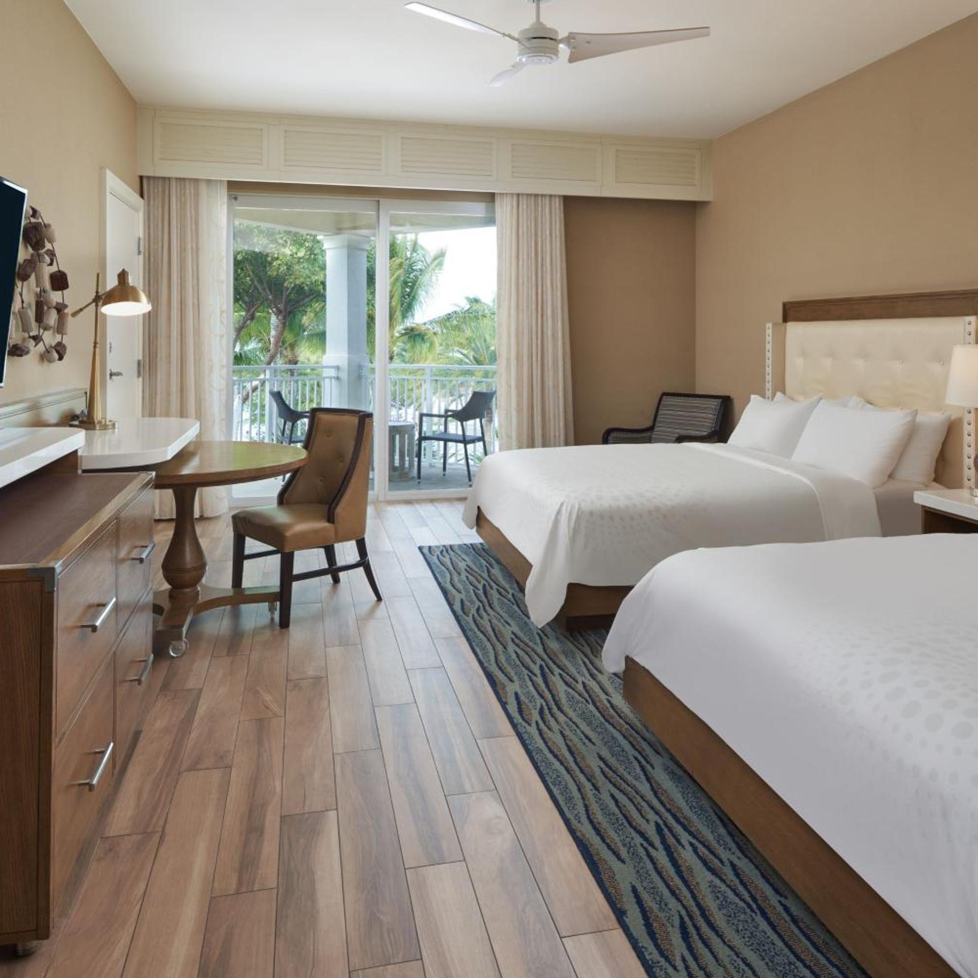 Guest Room, 2 Queen Beds, Partial Bay View, Bay View, Balcony