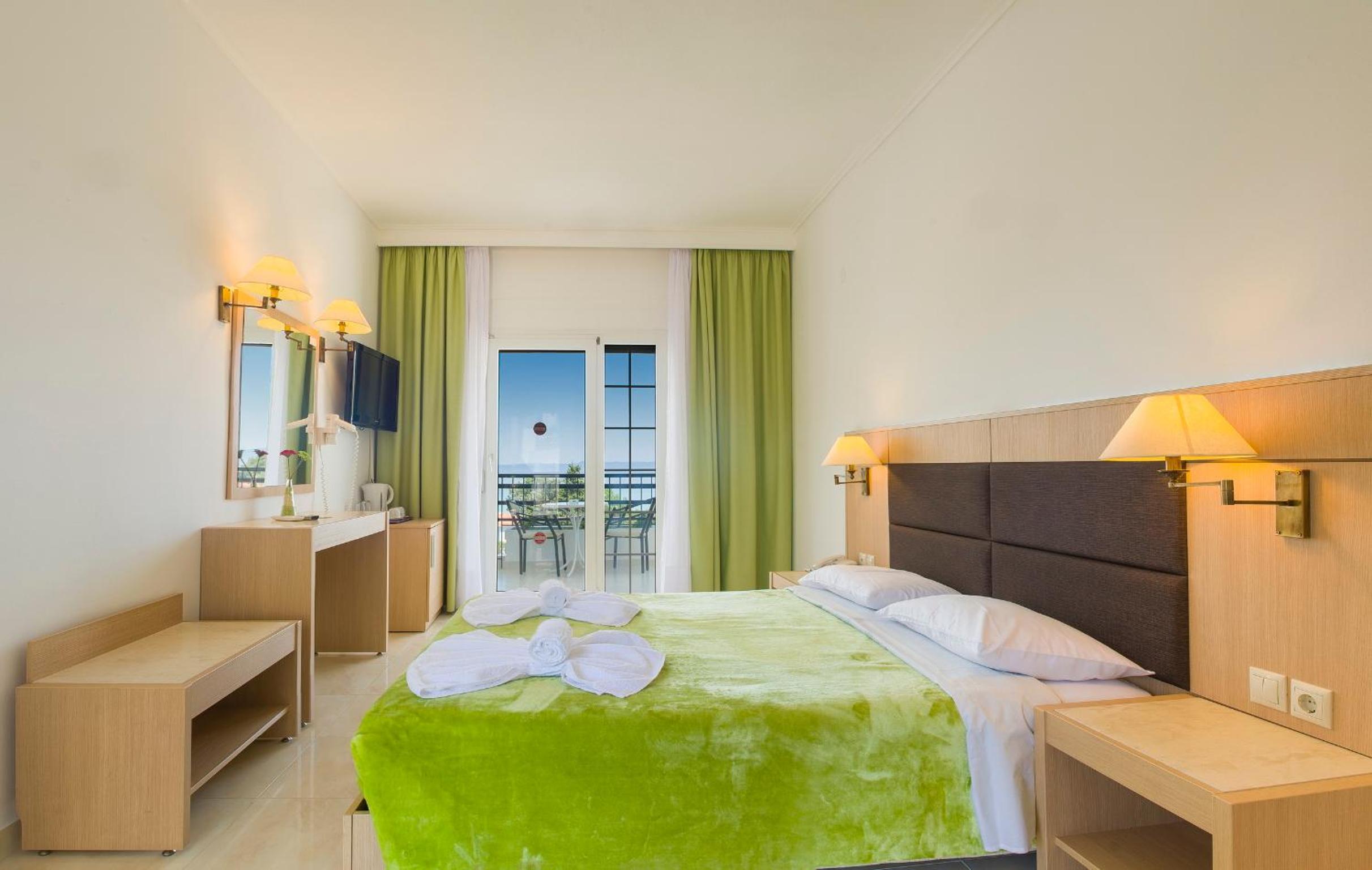 غرفة بسرير مزدوج أو سريرين منفصلين، Halkidiki Palace 4/9