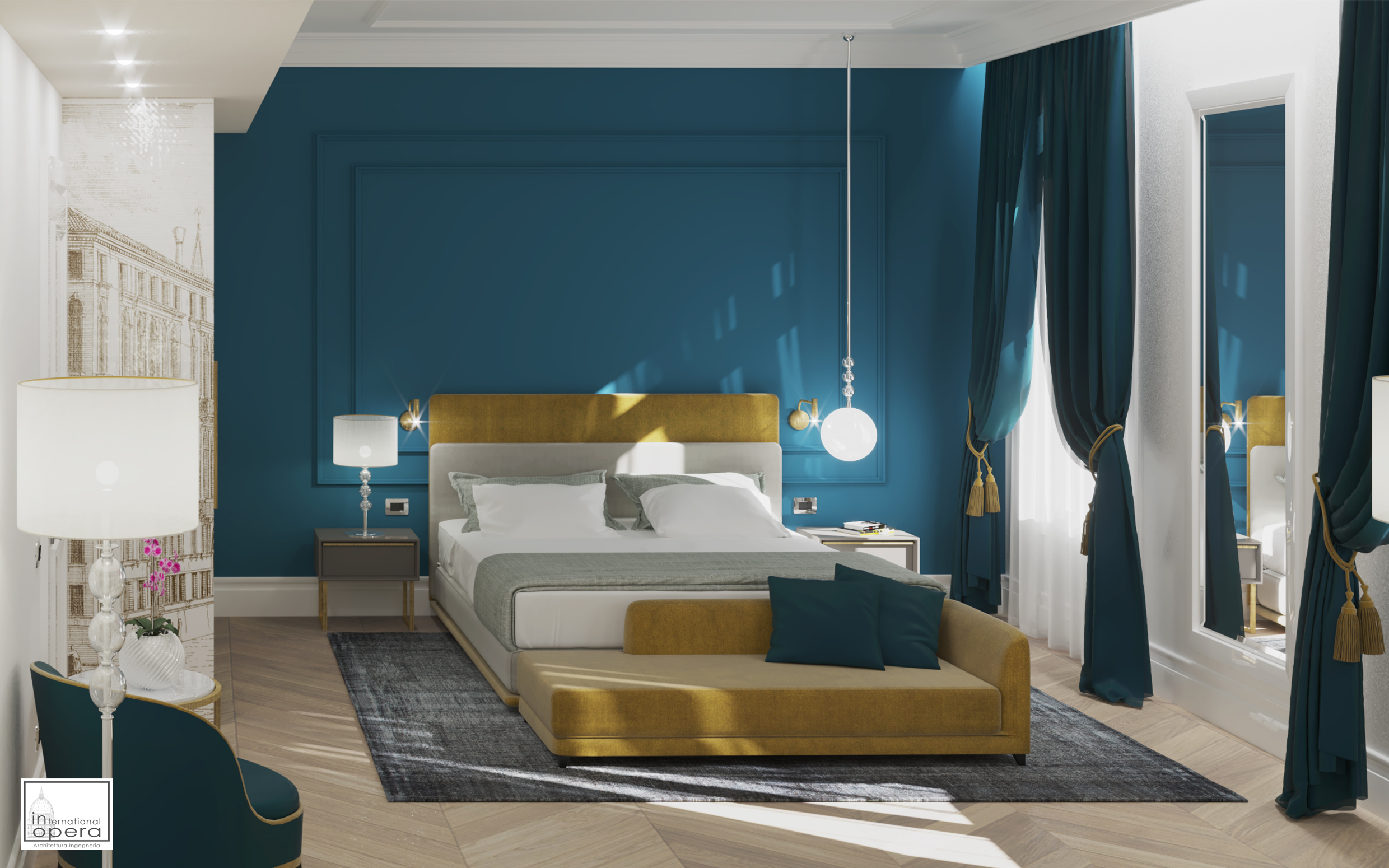 Grand, Canal, Deluxe, Double Bed, Partial View