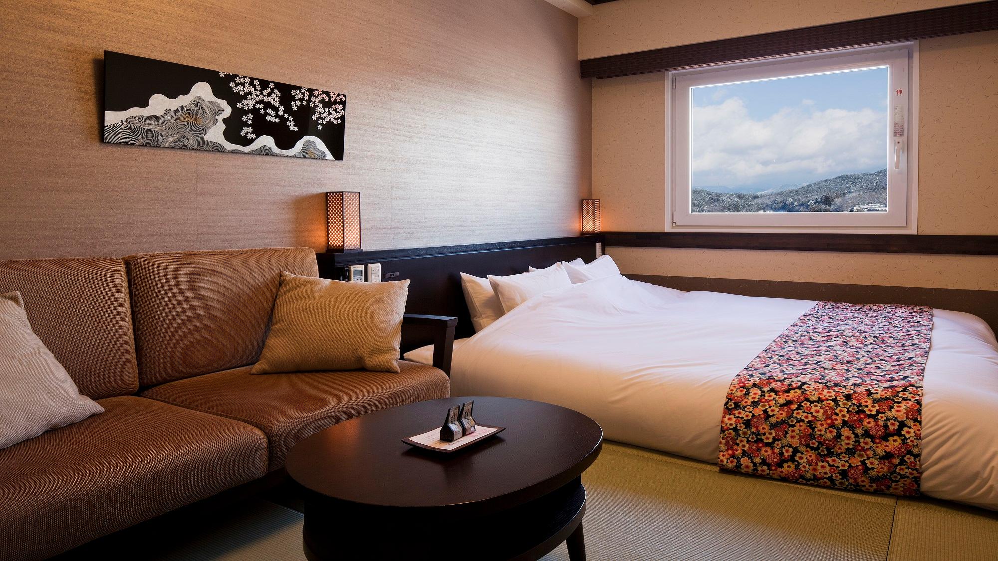 Semi Room, Japanese, Semi Double Bed, Tatami