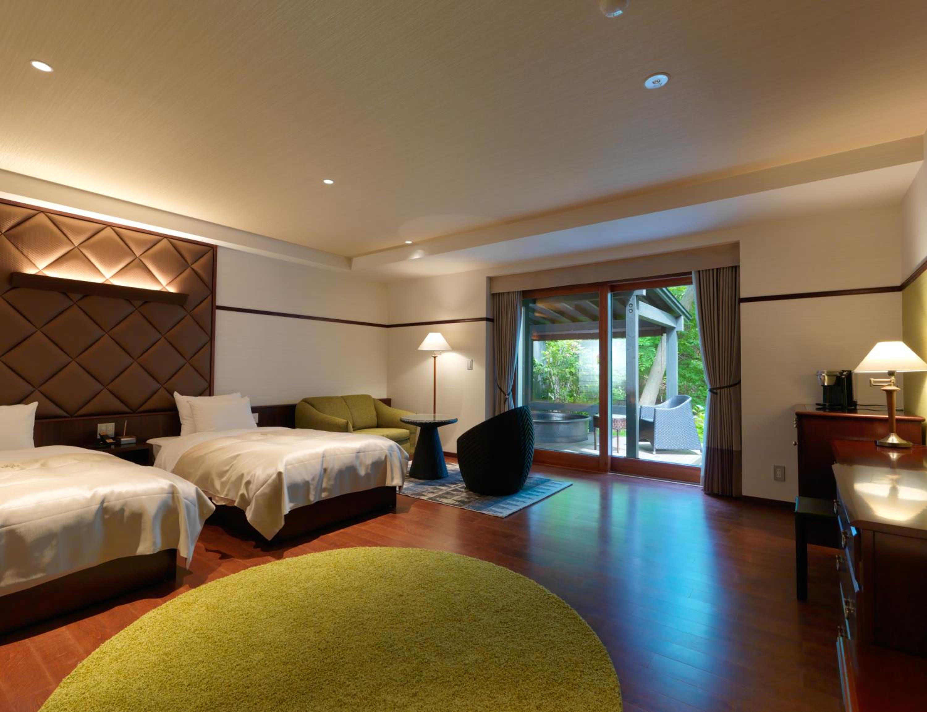 Deluxe, Twin Beds, Outdoor Bath