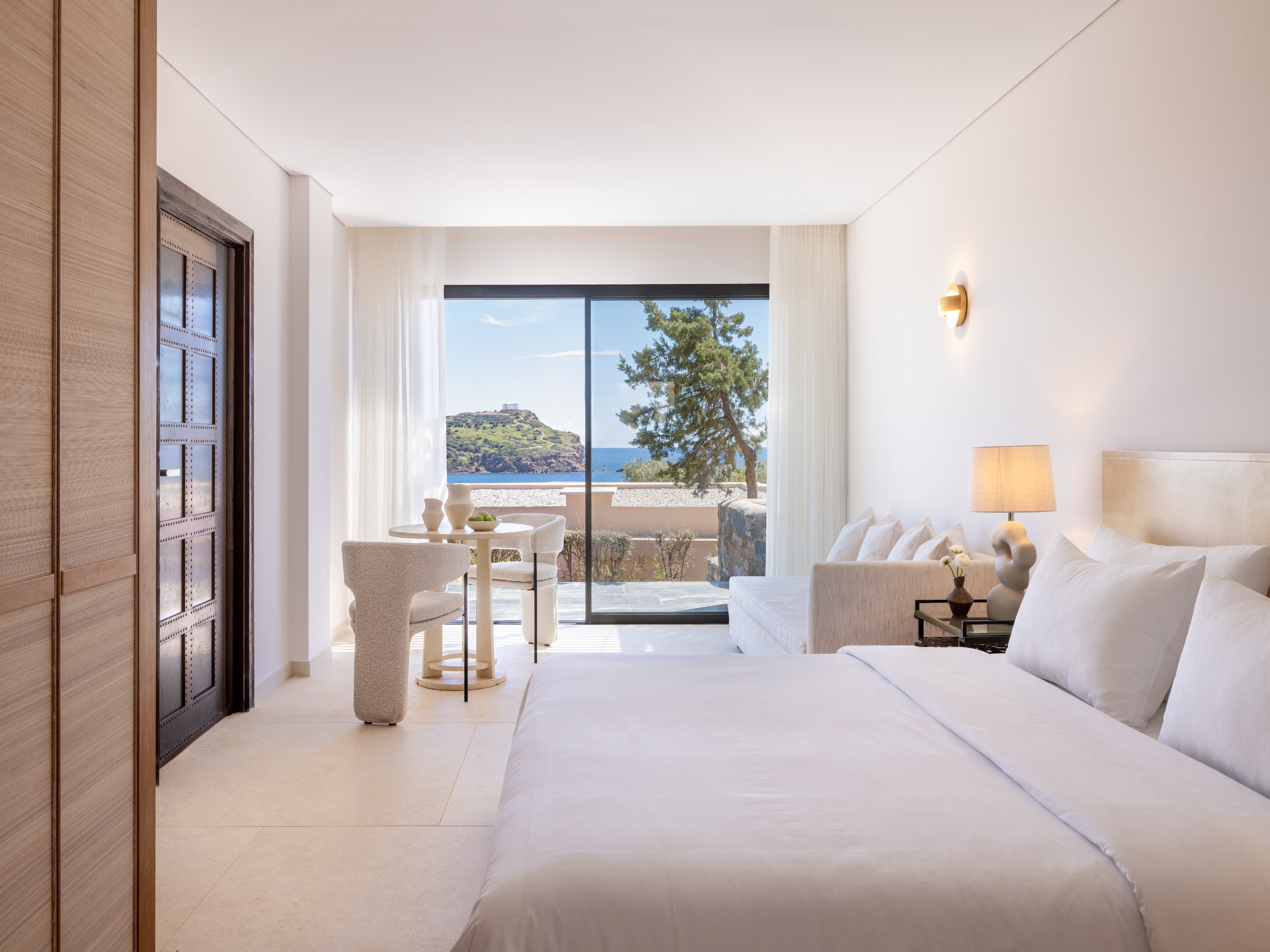 Deluxe, Bungalow, Sea and Temple View