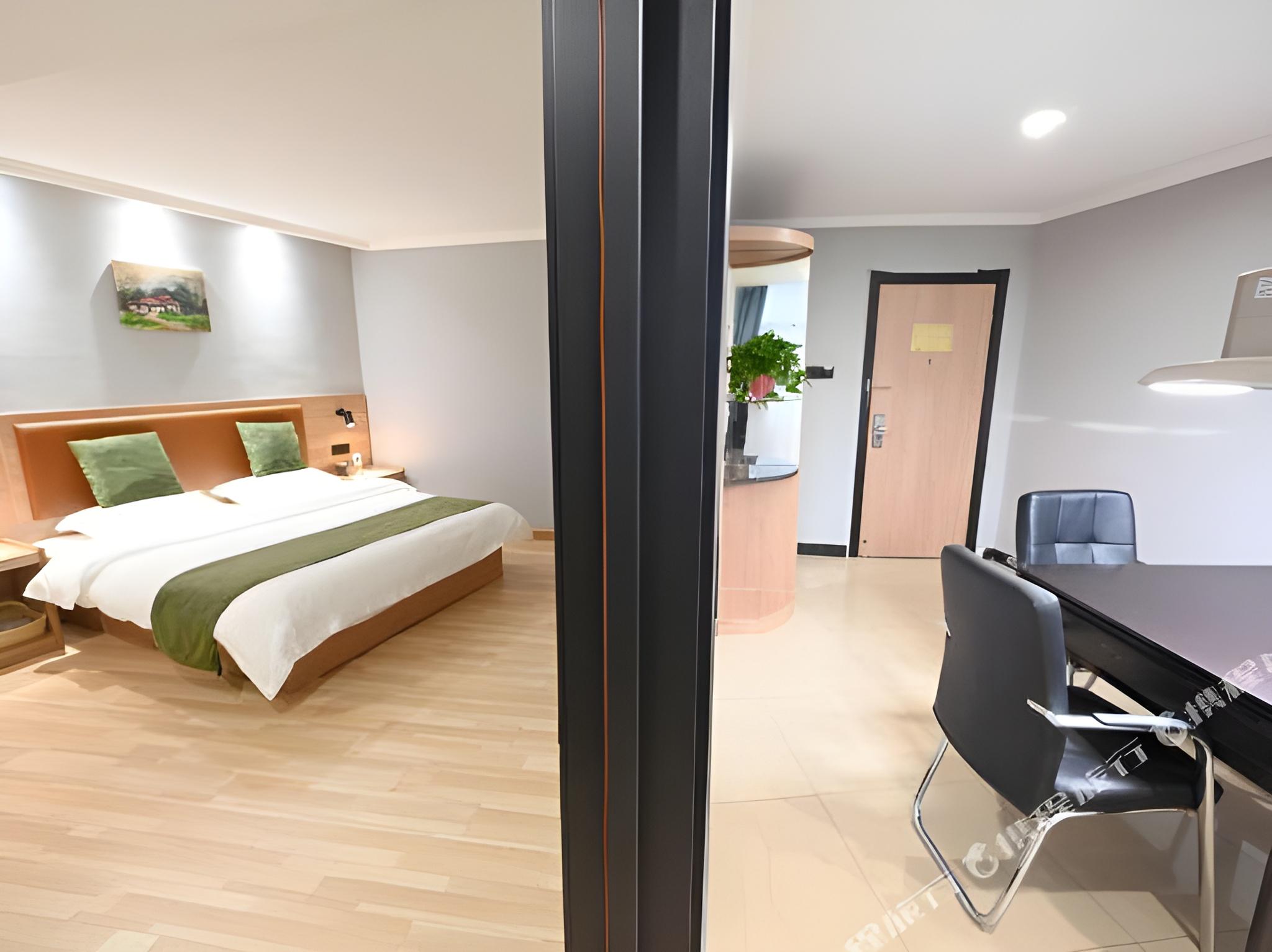 جناح بسرير كينج، Greentree Inn Suzhou Taiping Town High-Speed North Station Express Hotel 2/2