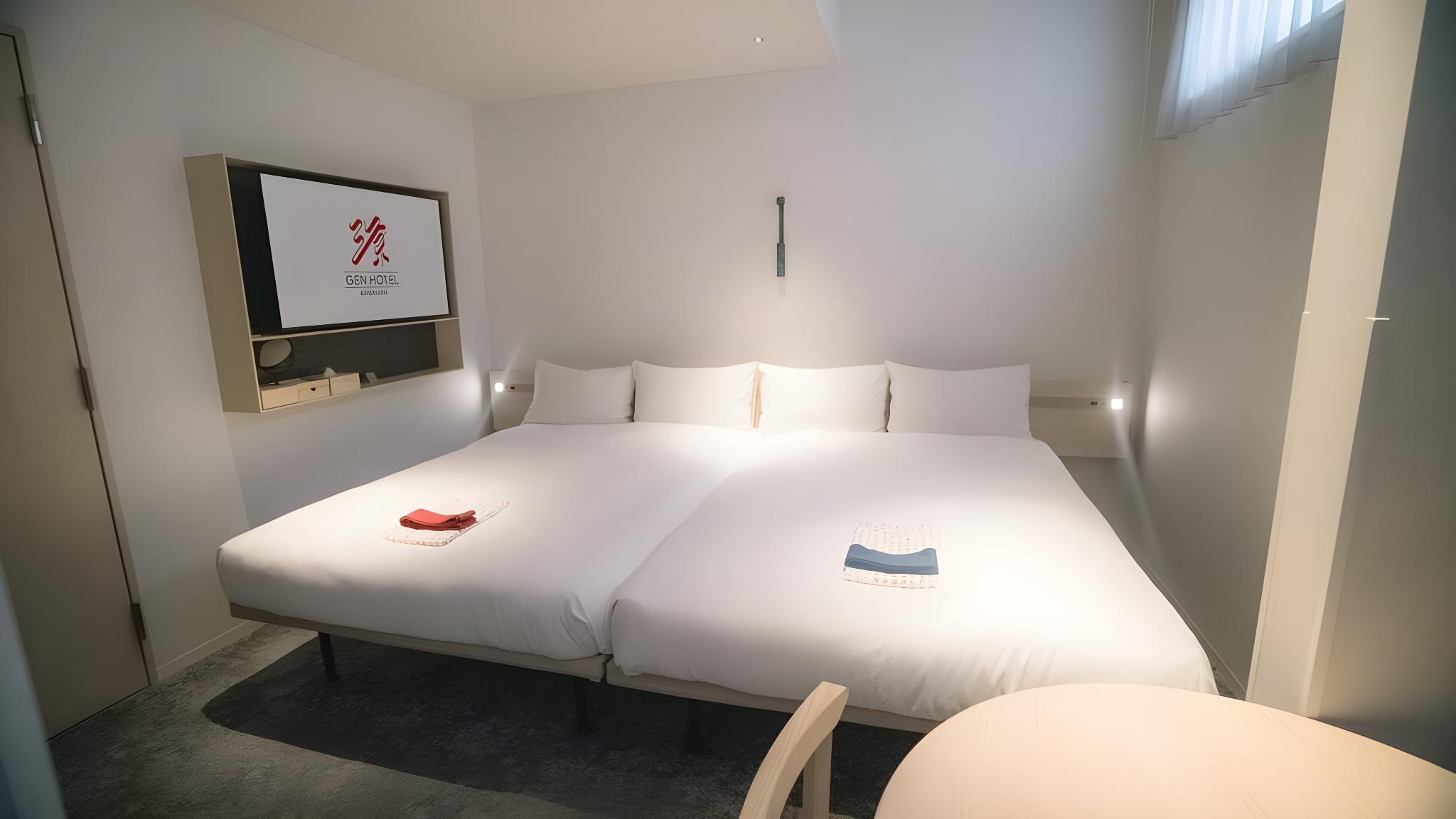 Standard, Twin Beds, Yortomo View