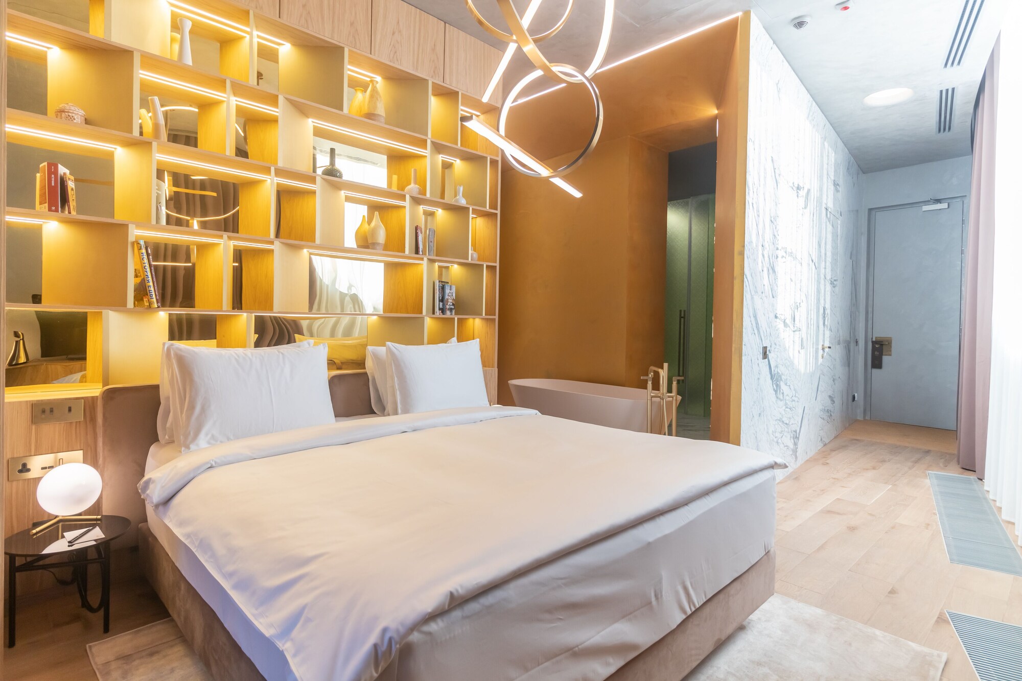 Senior, King Bed, Sofa