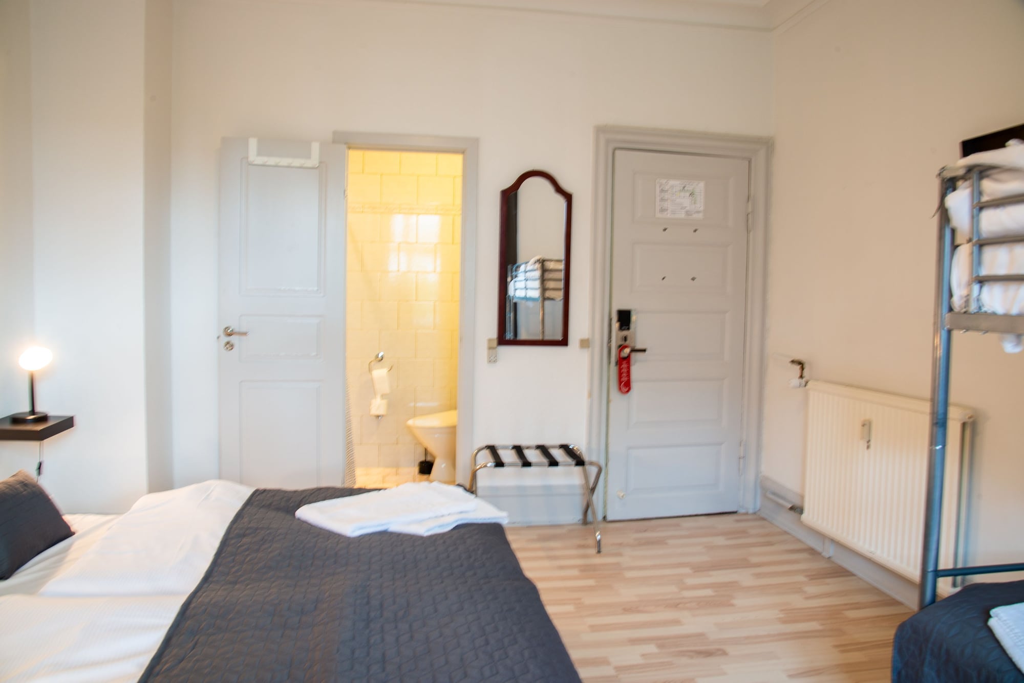 غرفة عائلية رباعية بأسرّة بطابقين بغرفة نوم واحدة، Hotel Amager 7/9