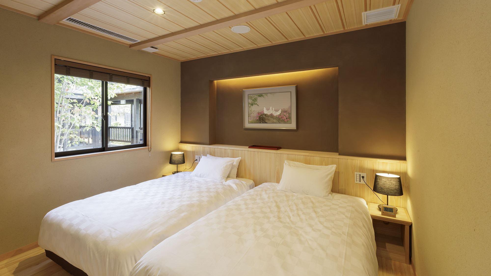 Japanese Western, Premium, Garden View, Cypress Bath