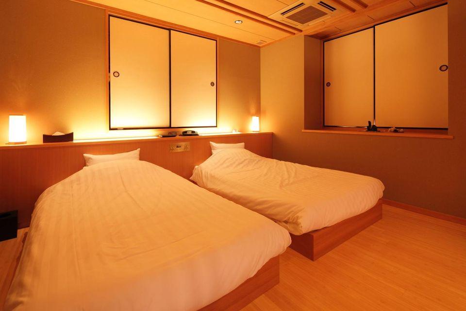 Japanese, Style, 2 Double Beds, Outdoor Bath
