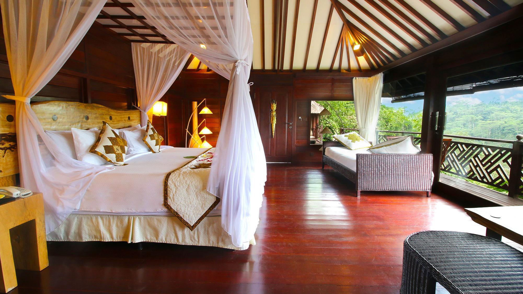 Pool, Villa, King Bed, River View