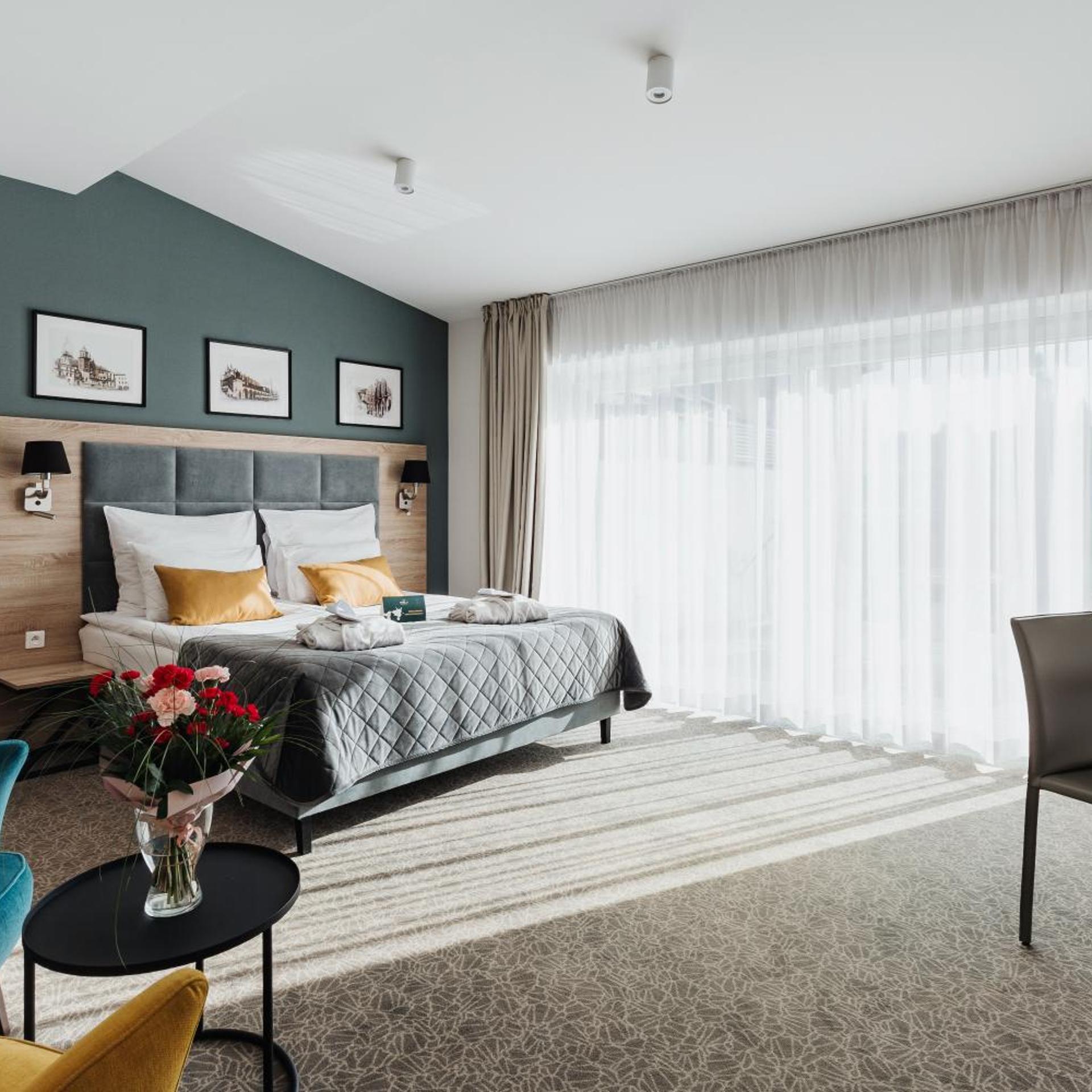 غرفة بسرير مزدوج بشرفة، Hotel 32 Krakow Old Town 6/8