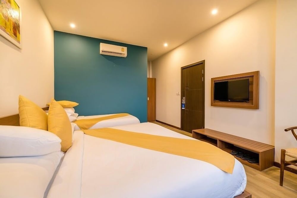 غرفة ديلوكس ثلاثية بسرير كوين وسرير فردي بغرفة نوم واحدة، Hoi An Majestic Villa 8/10