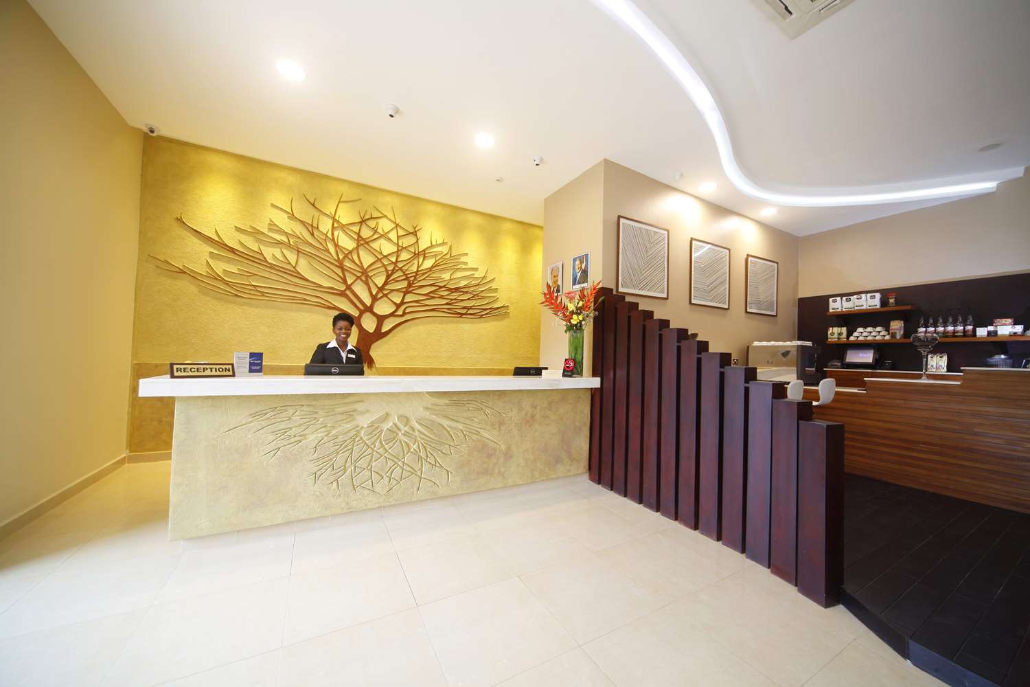 Lobby at Best Western Premier Garden Hotel Entebbe, ENTEBBE