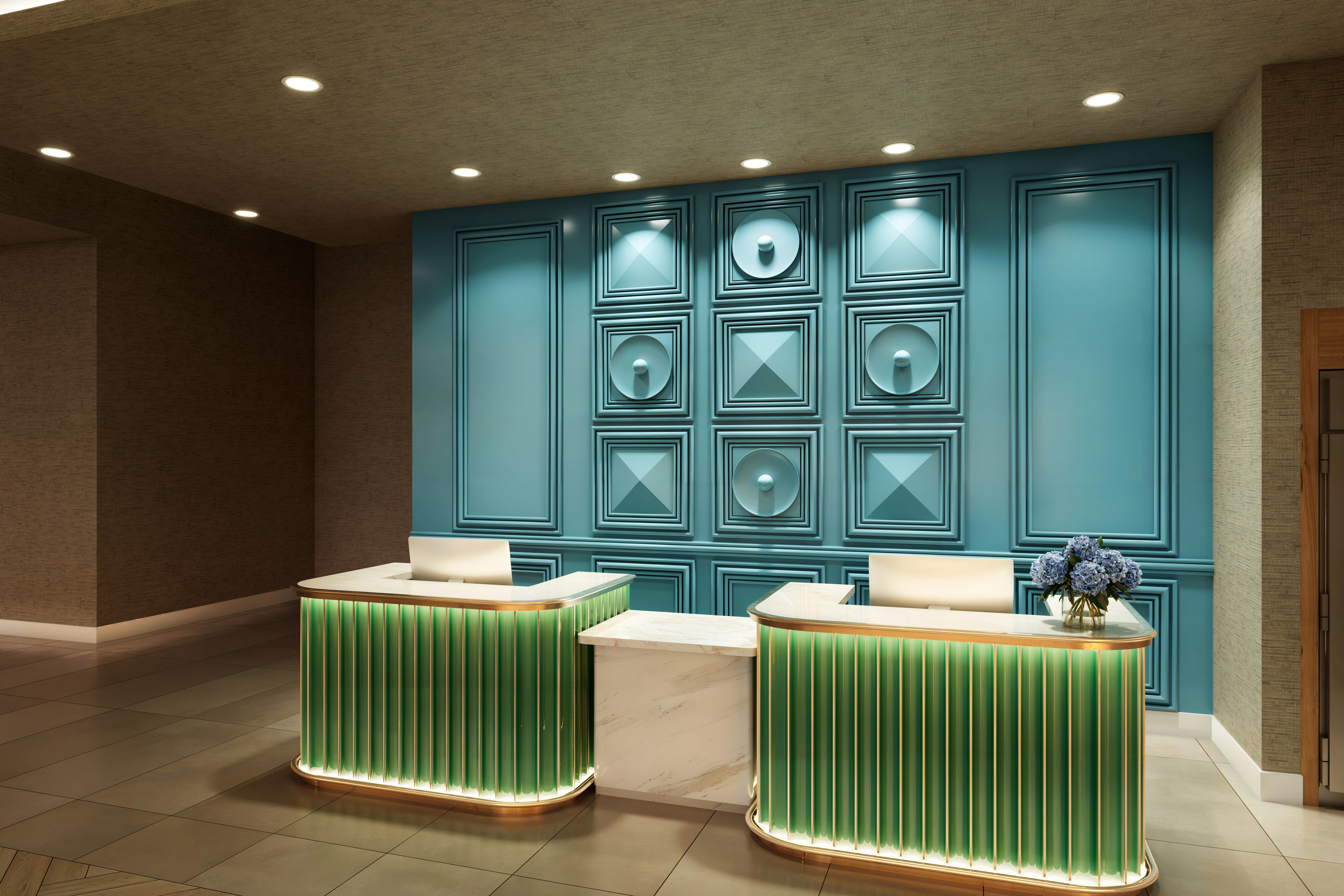 Lobby at Tempo by Hilton Nashville Midtown, NASHVILLE - TN