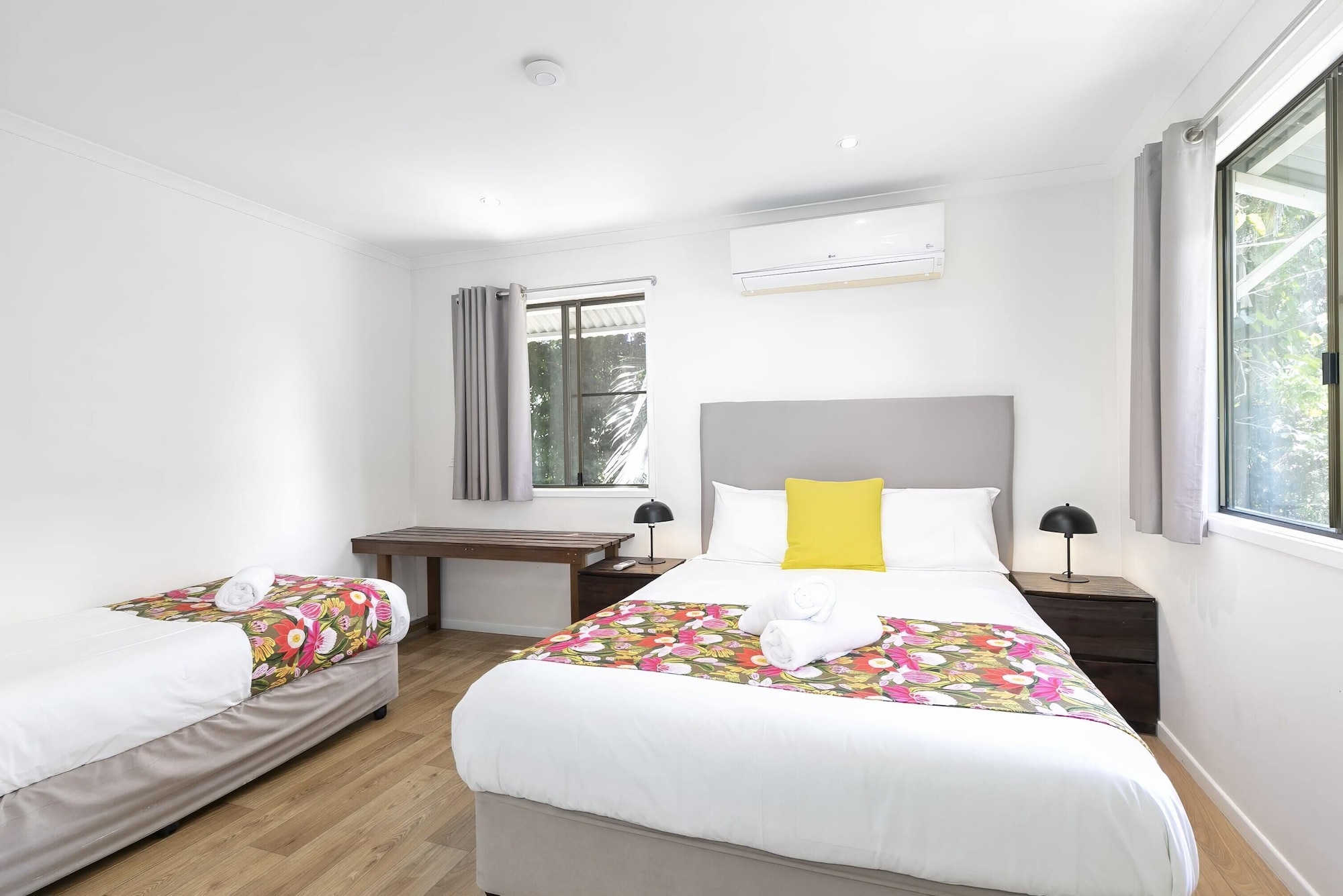 Garden, Villa, 1 Queen and 1 Single Bed, Queen Bed