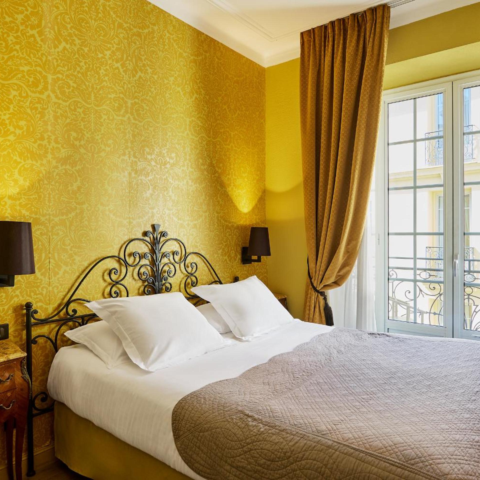 غرفة ديلوكس بسرير مزدوج أو سريرين منفصلين، Hotel Le Grimaldi by HappyCulture 10/10