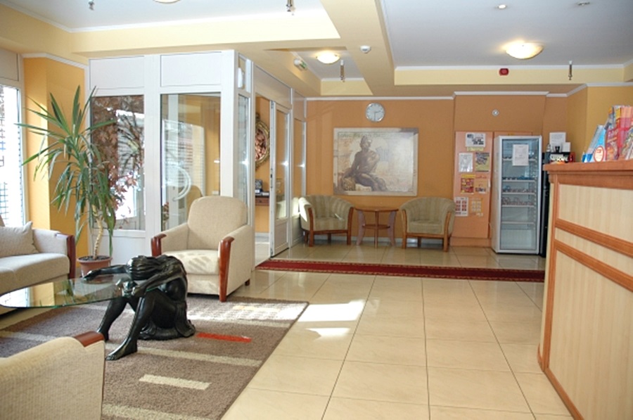 Lobby at ATLANTIC HOTEL, BUDAPEST