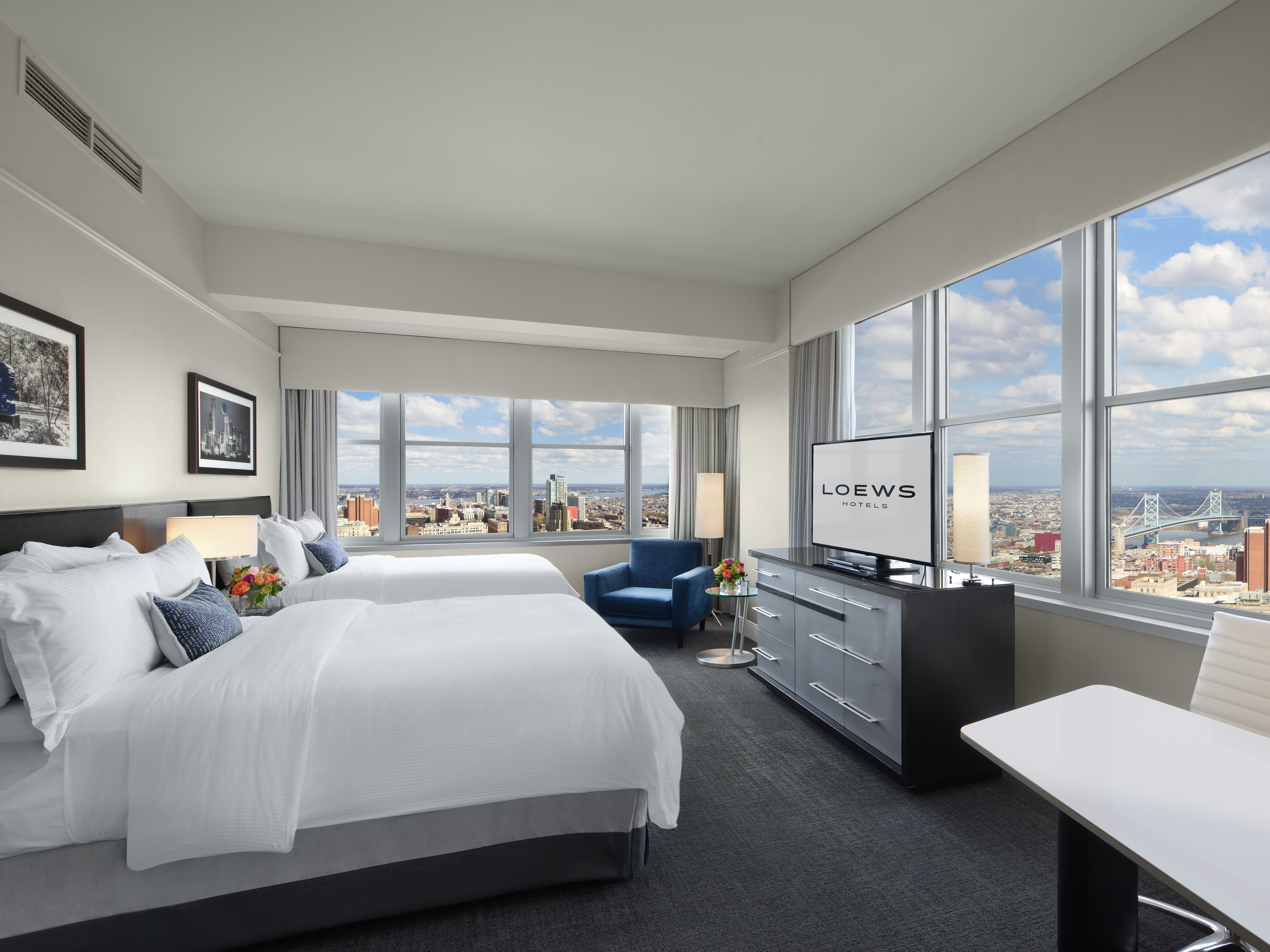 Luxury, 2 Double Beds