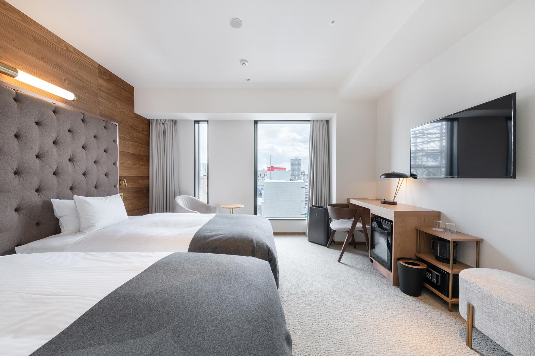 Semi Room, Superior, 2 Semi Double Beds, City View