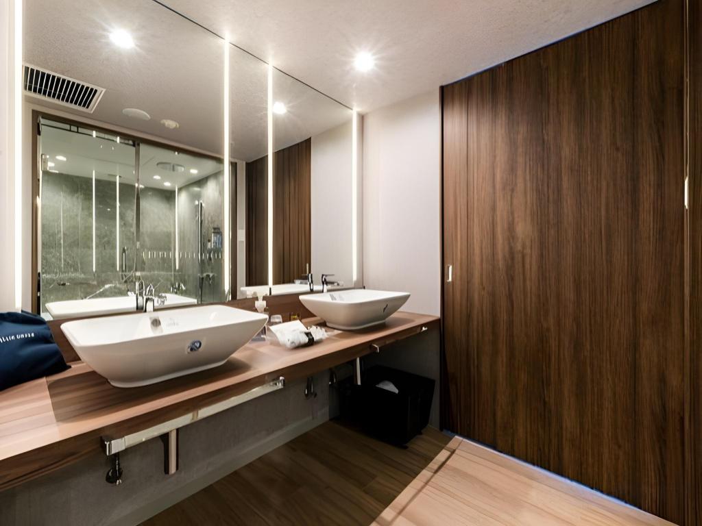 غرفة بسريرين مزدوجين للمدخنين، Daiwa Roynet Hotel Hakata Reisen Premier 6/6