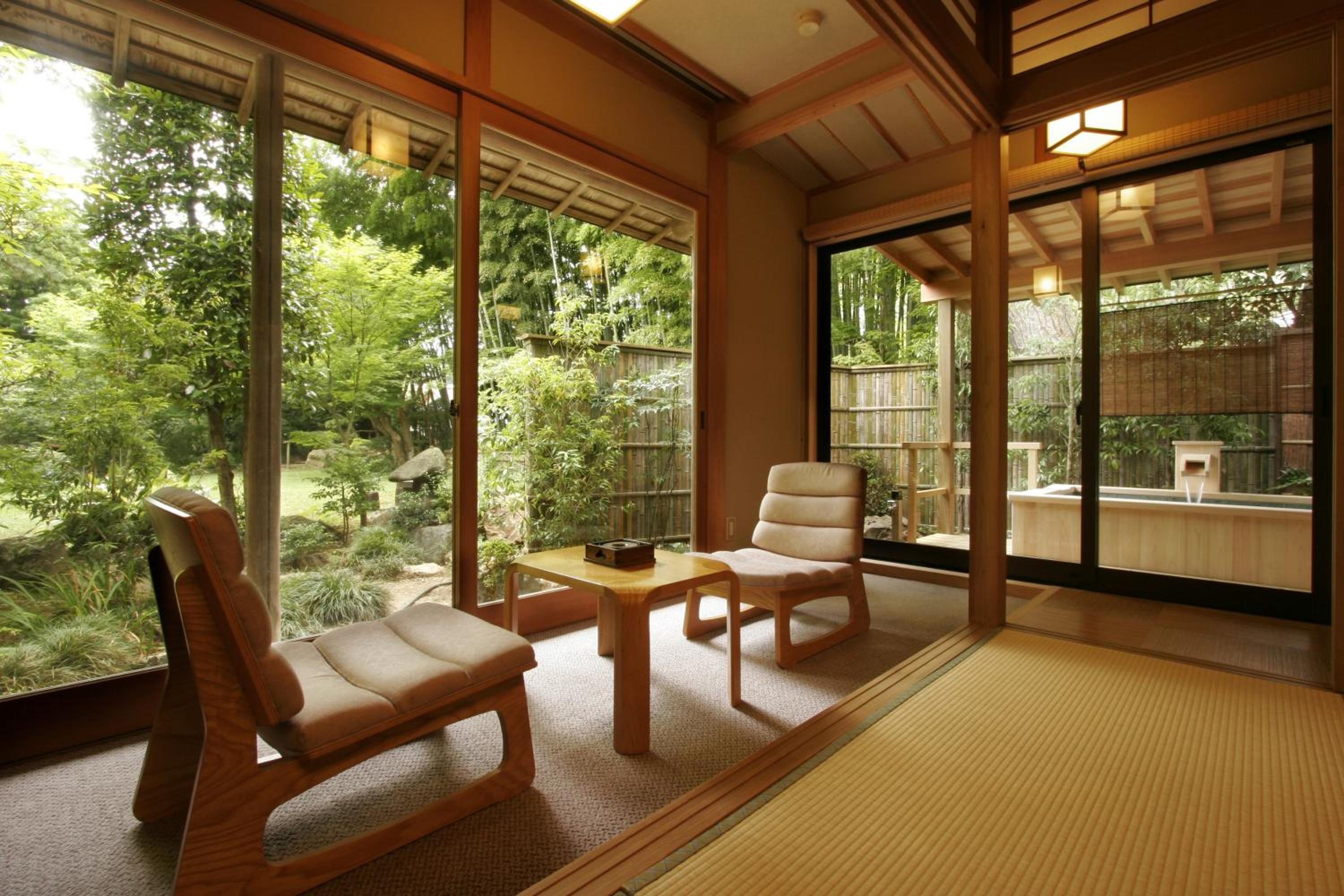 Japanese, Shion, Superior, Outdoor Bath, Dining Area, Tatami