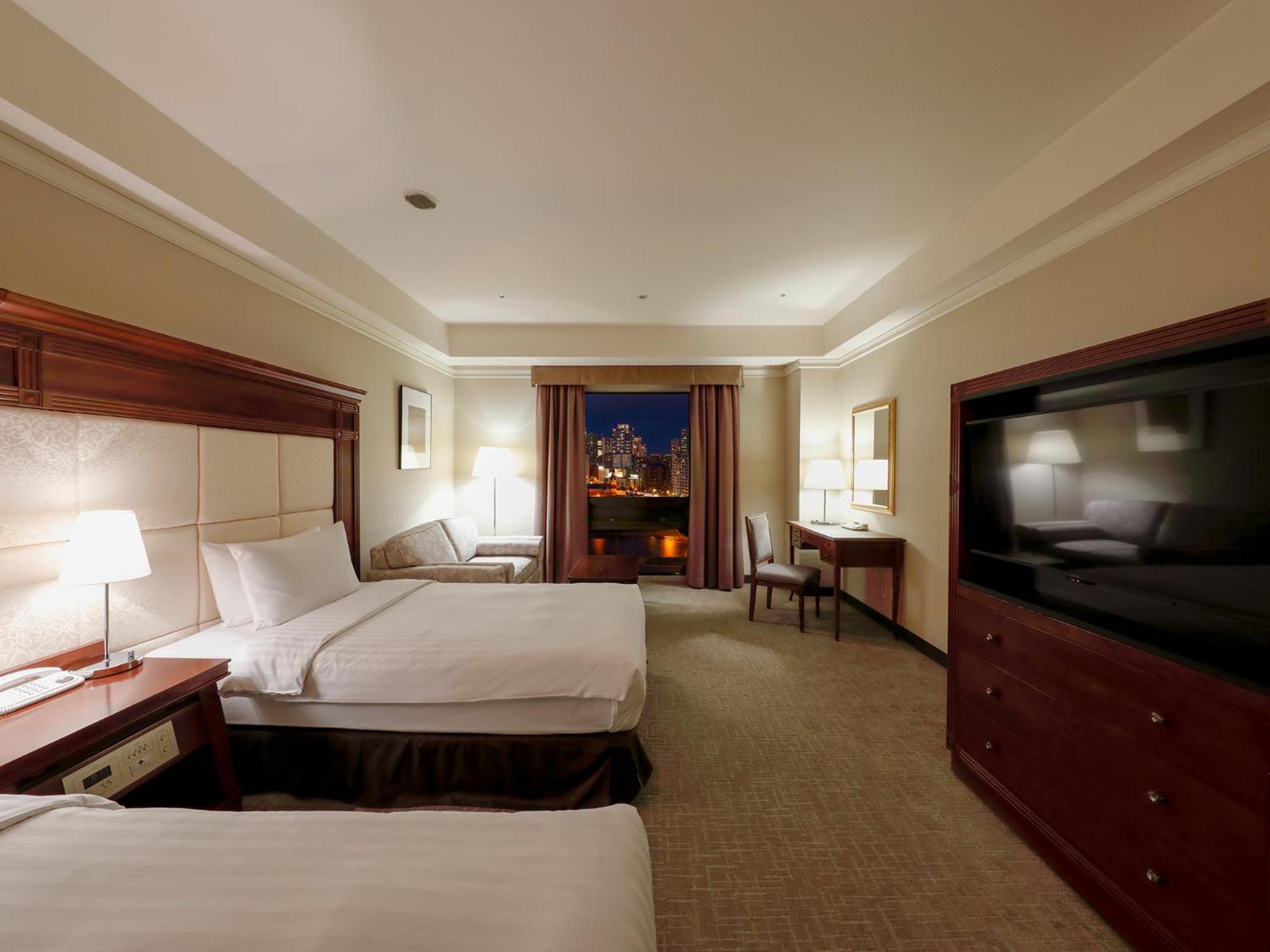 غرفة ديلوكس بسريرين منفصلين للمدخنين، Premier Hotel Tsubaki Sapporo Ex Premier Hotel Tsubaki Sapporo 2/7