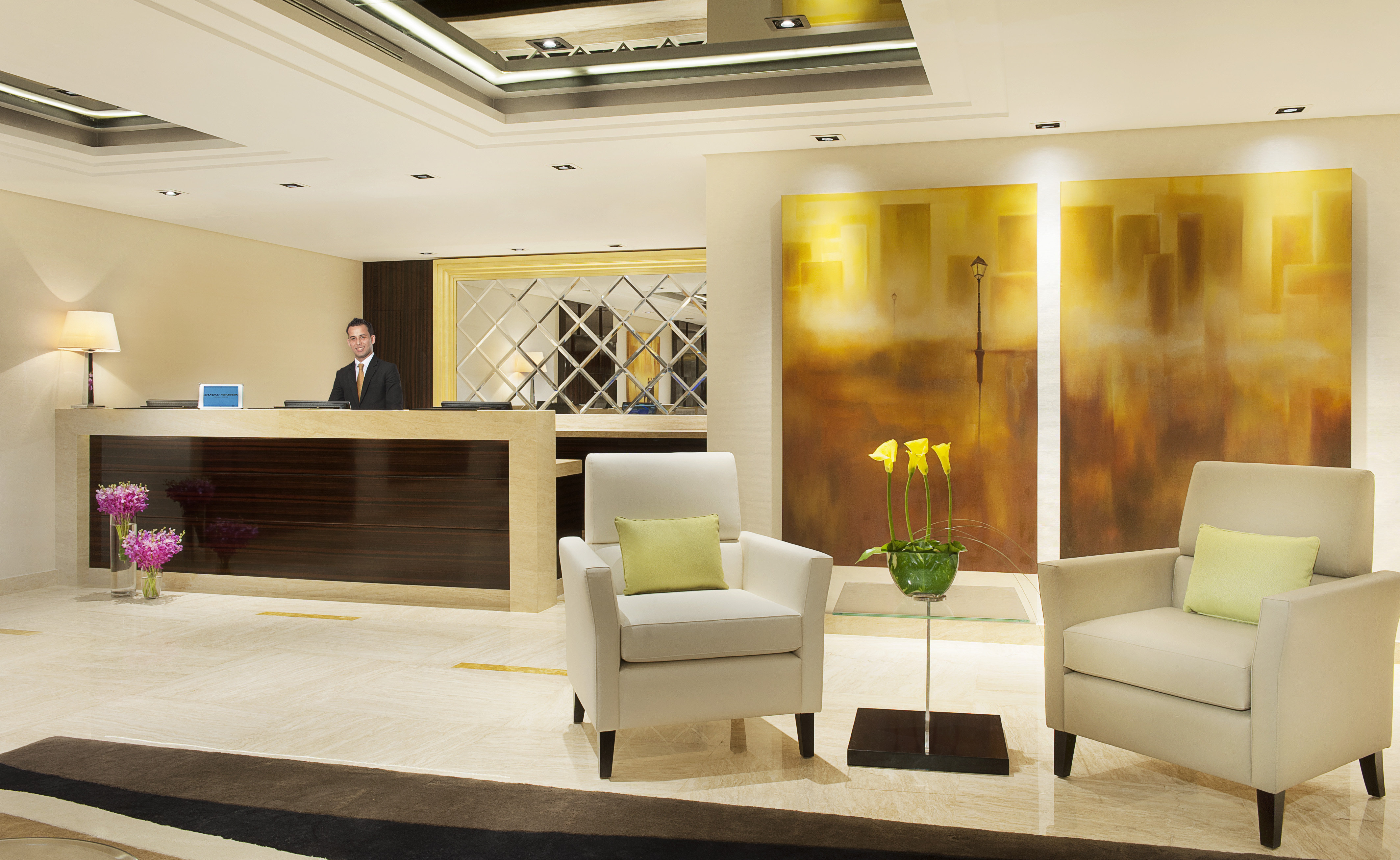 Lobby at Damac Maison Canal Views, DUBAI