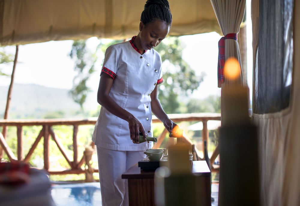 Lobby at Neptune Mara Rianta Luxury Camp All Inclusive, Maasai Mara National Reserve