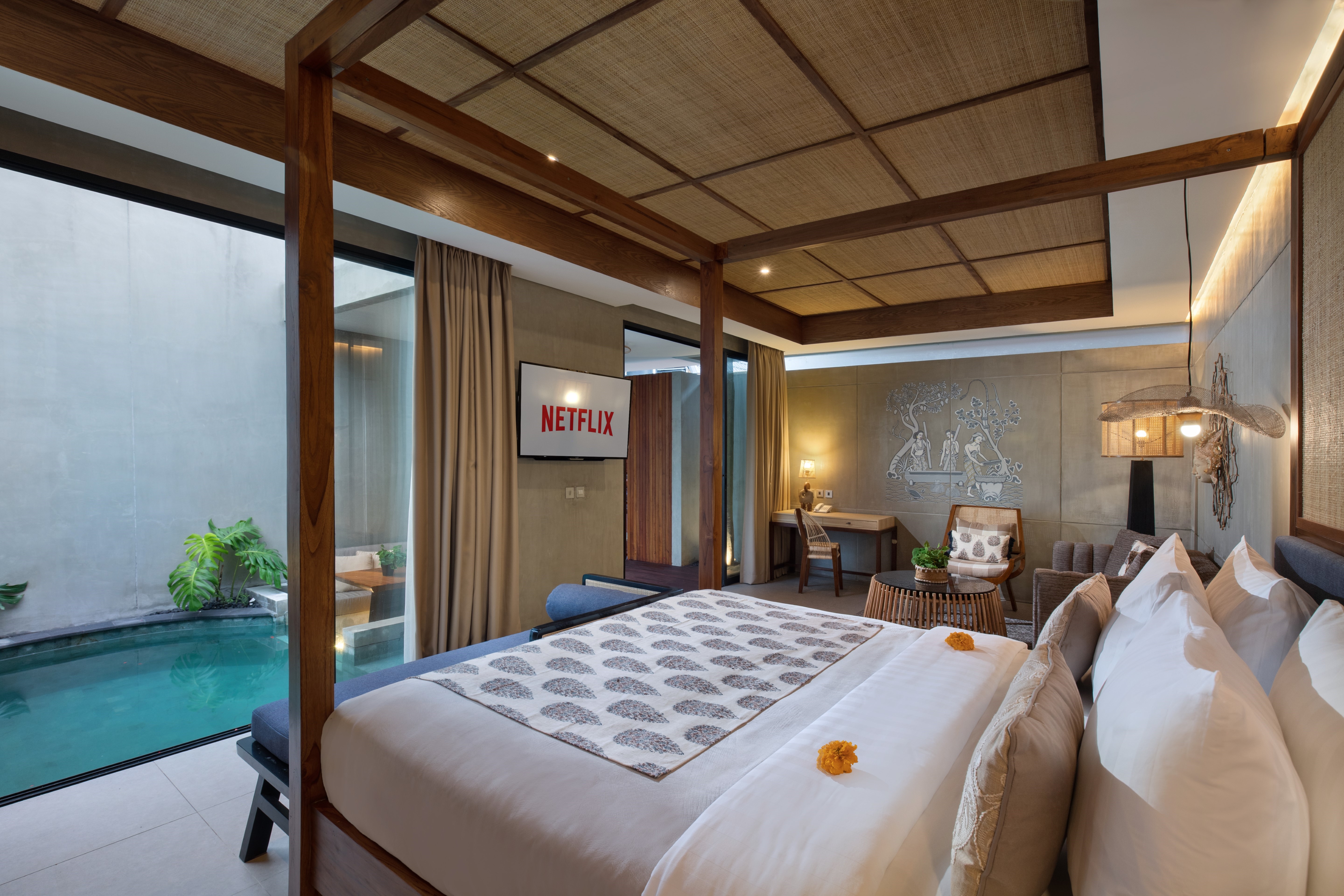 1 BEDROOM, SMART, VILLA, PRIVATE POOL, BATHTUB