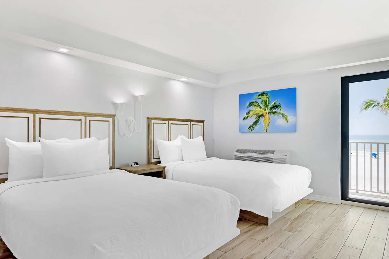 Room, 2 Double Beds, Gulf View, Balcony, Kitchen