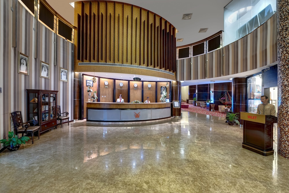 Lobby at Aryana Hotel, SHARJAH