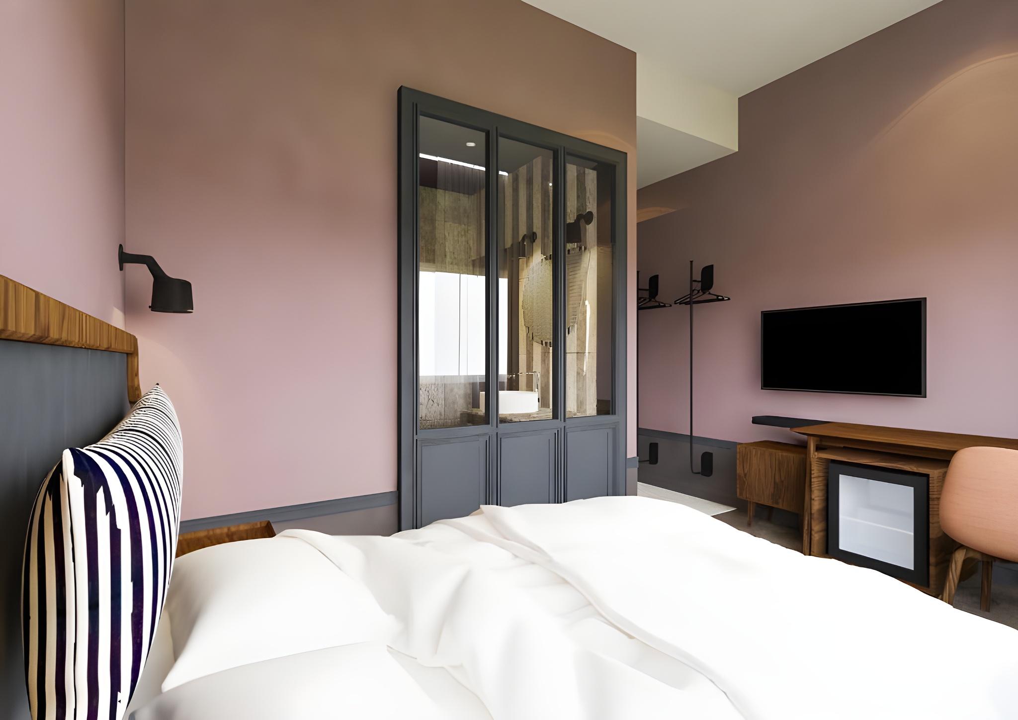 Boutique, Single, Queen Bed