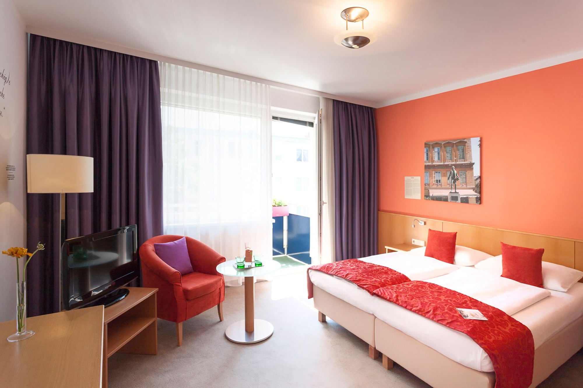 غرفة ديلوكس بسرير مزدوج بشرفة، Henriette Stadthotel 7/10