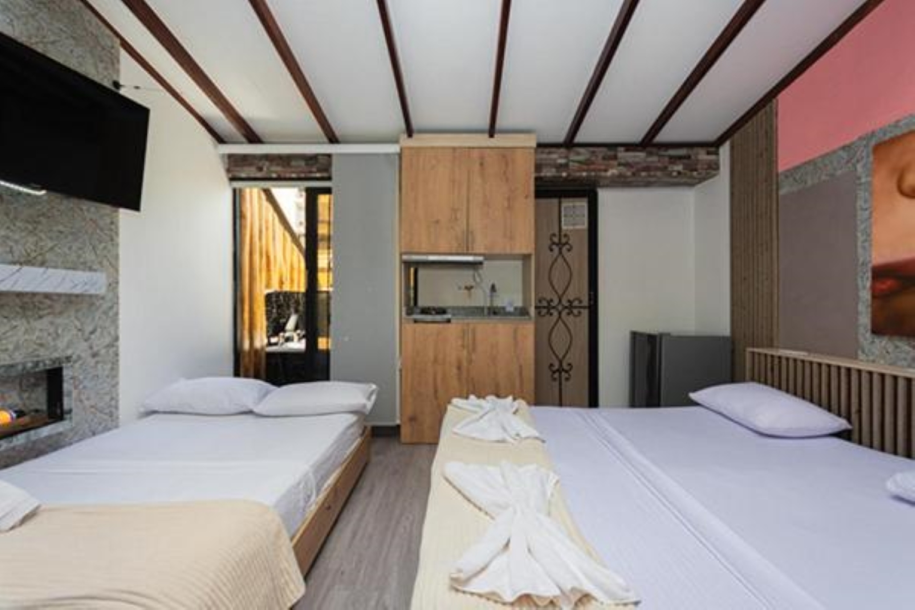 غرفة ديلوكس رباعية، Hotel Lares 70 2/7