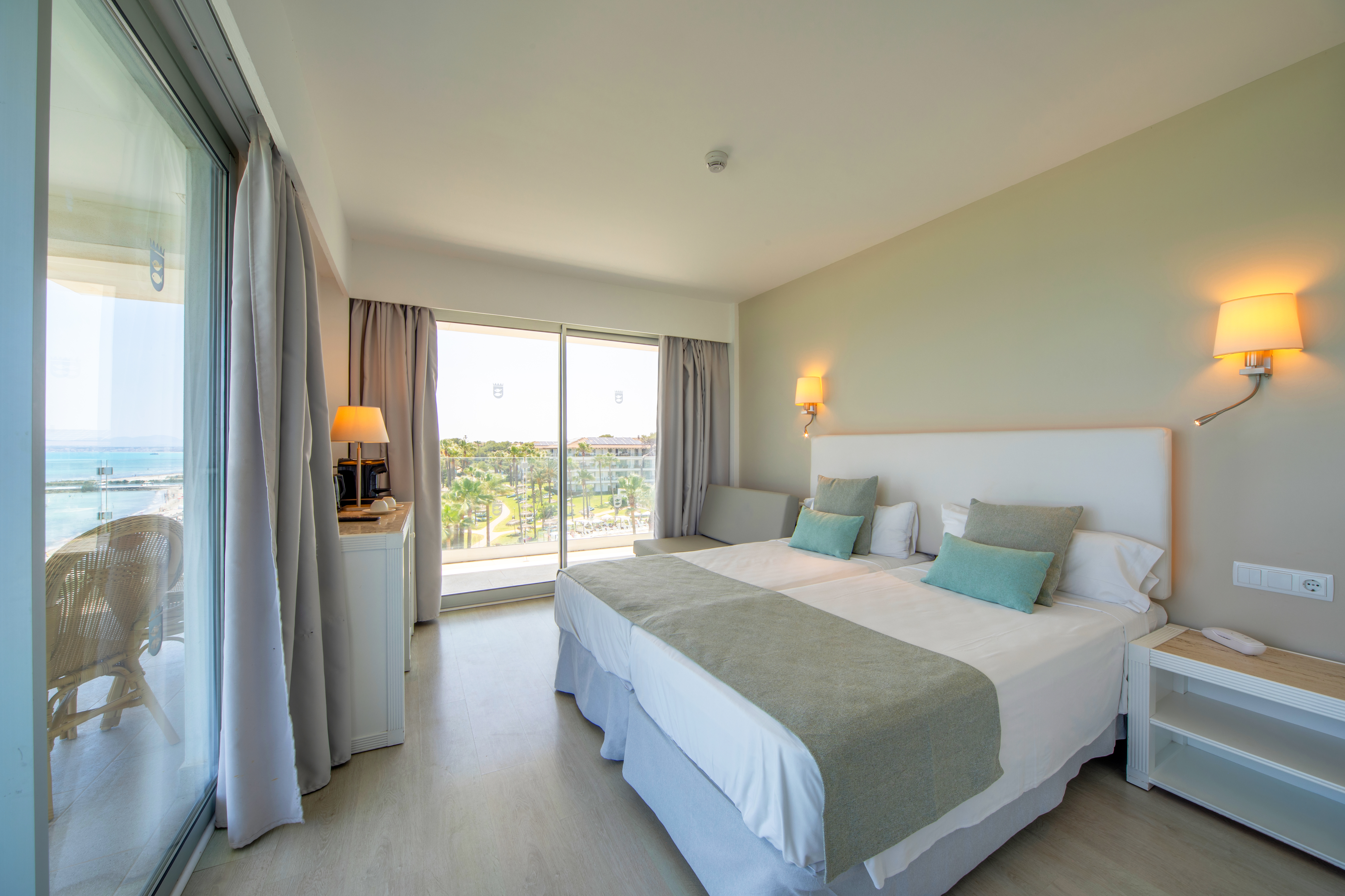 Room, Double Bed, Sea Front, Balcony or Terrace