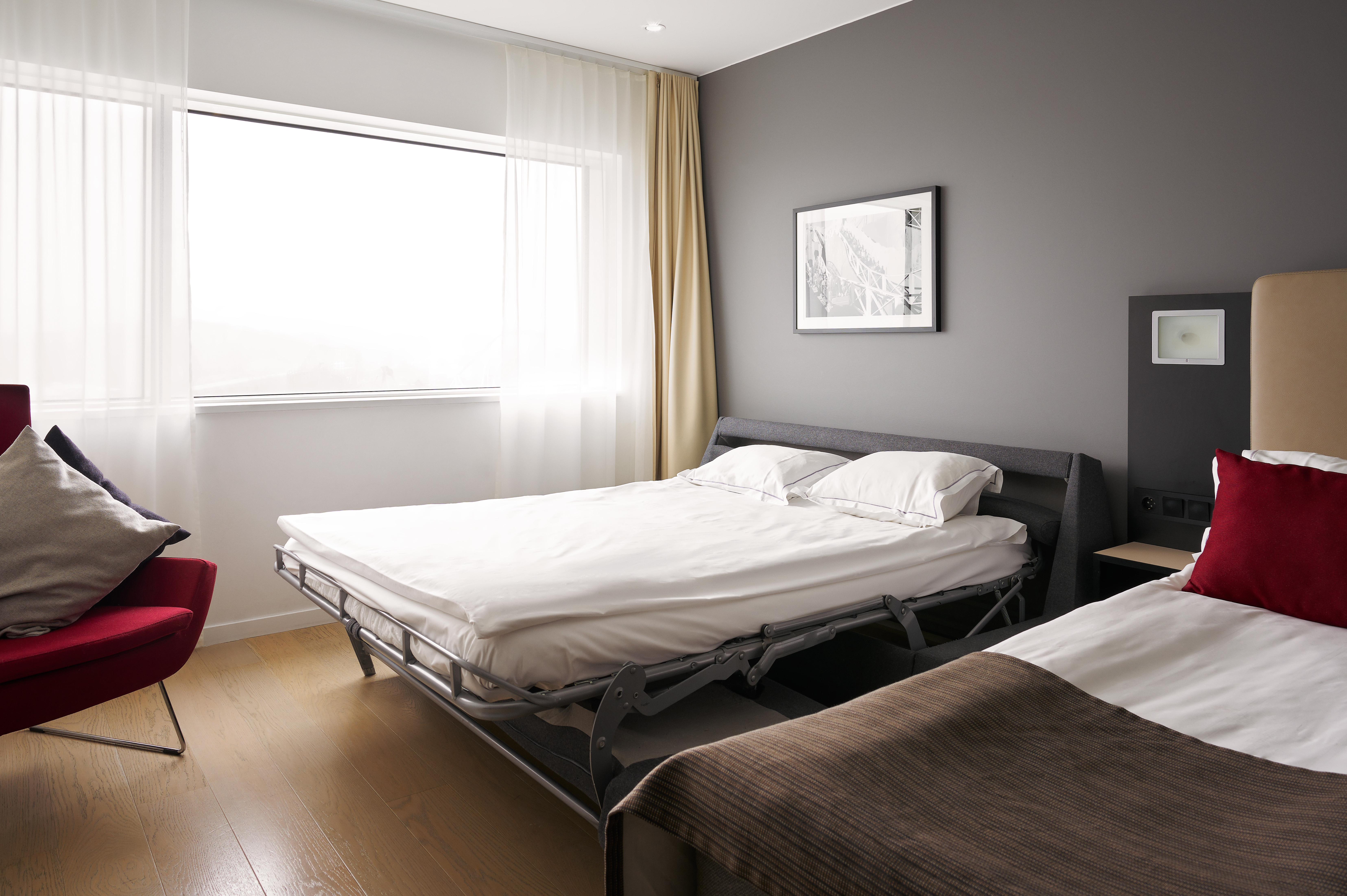 Room, Sky View, Sofa
