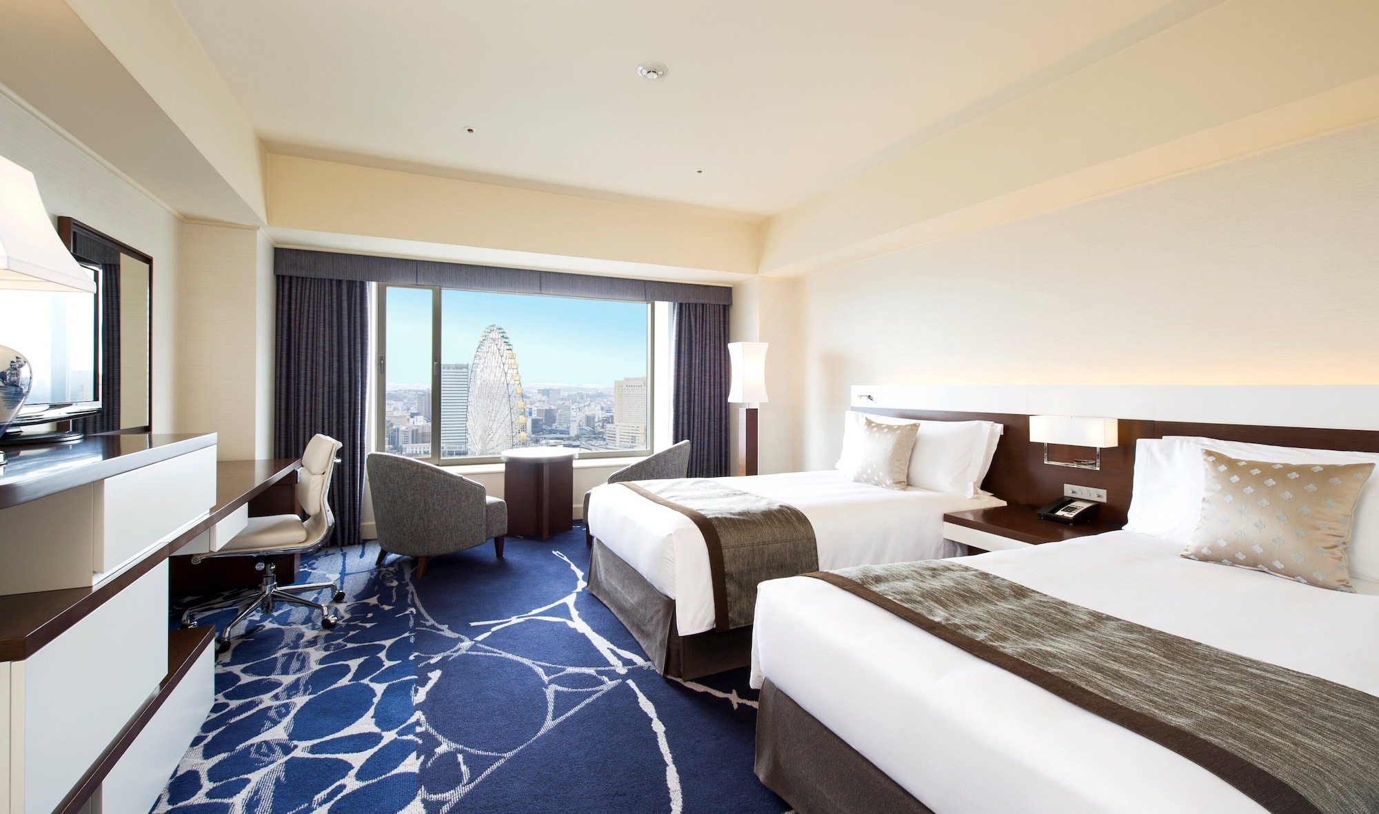 Premium, Twin Beds, City View, High Floor