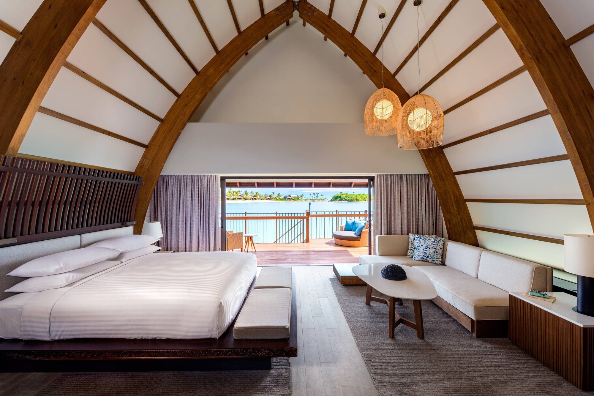 Overwater, Bure, Villa, King Bed, Adult Only, Balcony