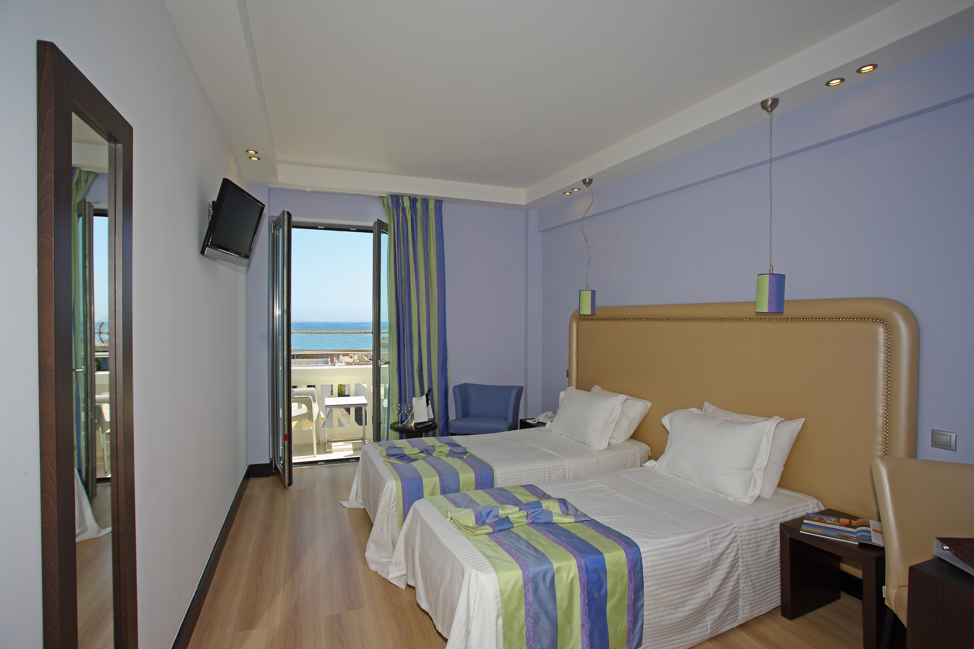 Room, Double Bed, Side Sea View