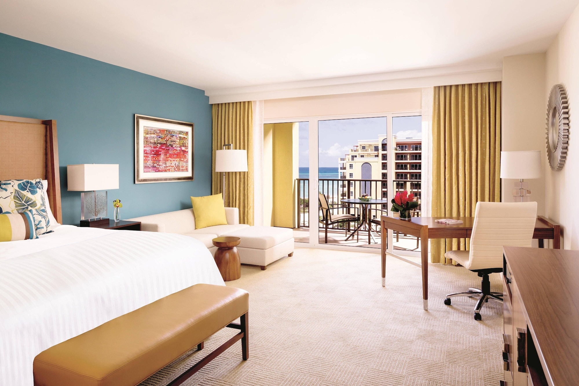 Guest Room, King Bed, Partial View, Sofa