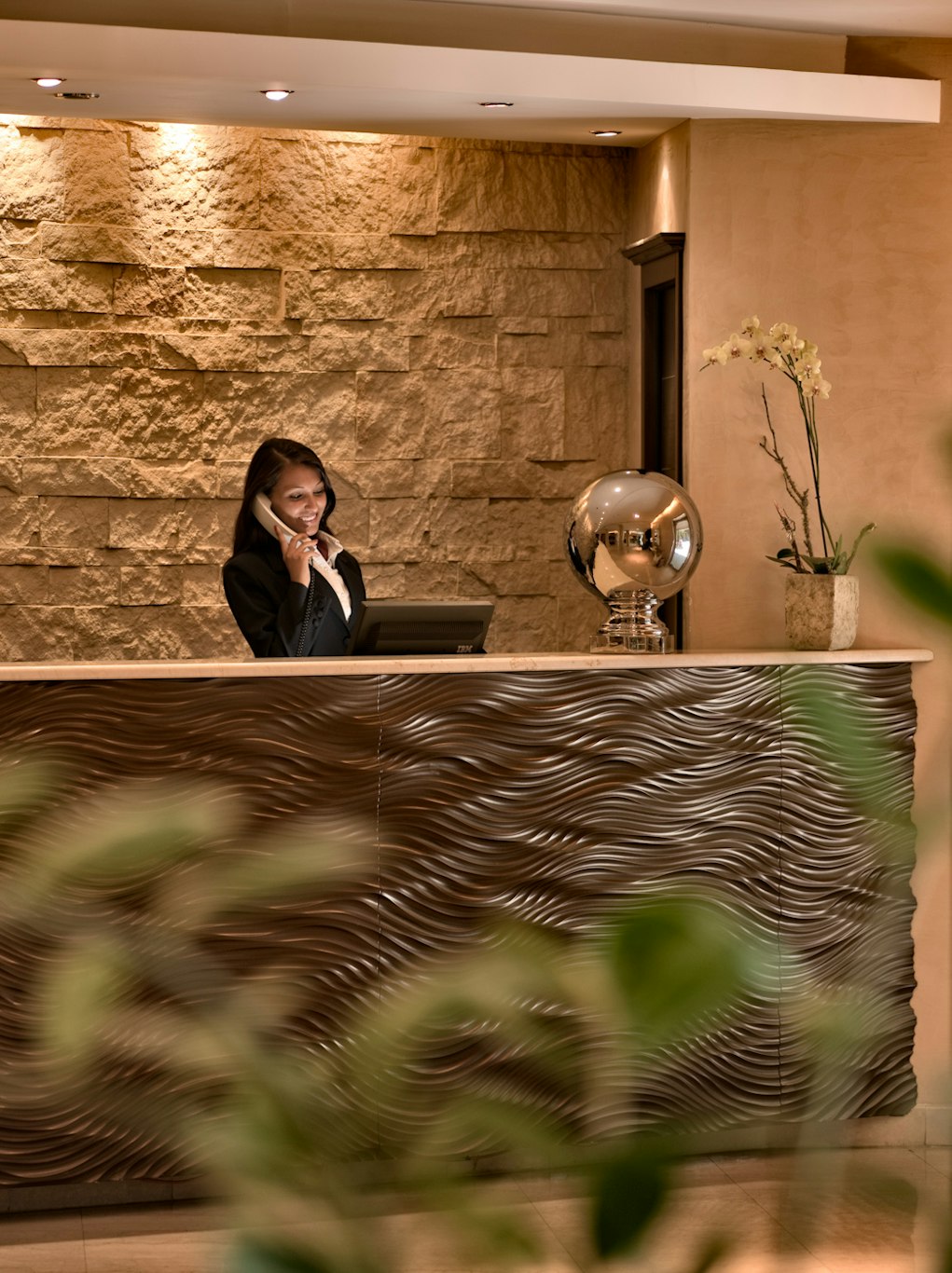 Lobby at REGINA MARGHERITA HOTEL, CAGLIARI