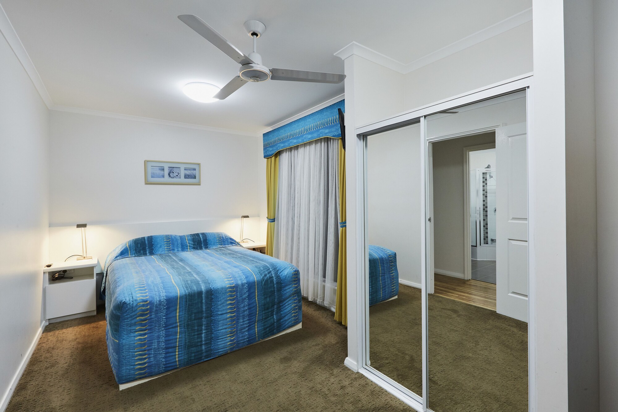 كابينة ديلوكس بسرير كينج وسرير كوين وسرير بطابقين بغرفتي نوم، Big4 Beachlands Holiday Park 6/10