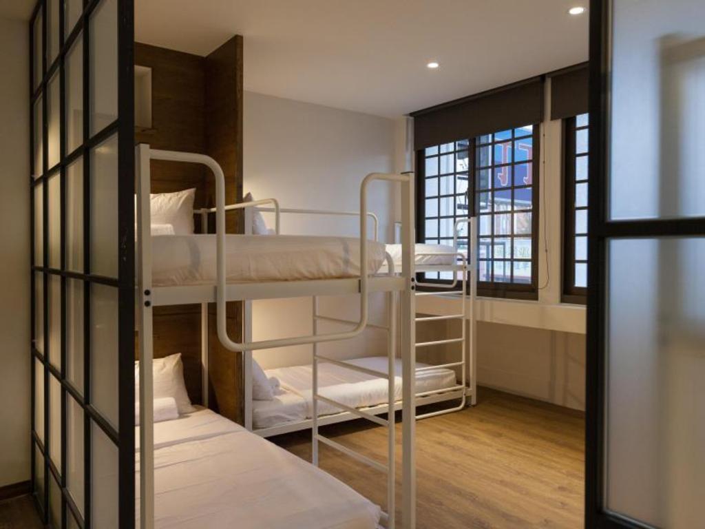 غرفة عائلية بأسرّة بطابقين، Mini Voyage Hostel Hualian 3/3