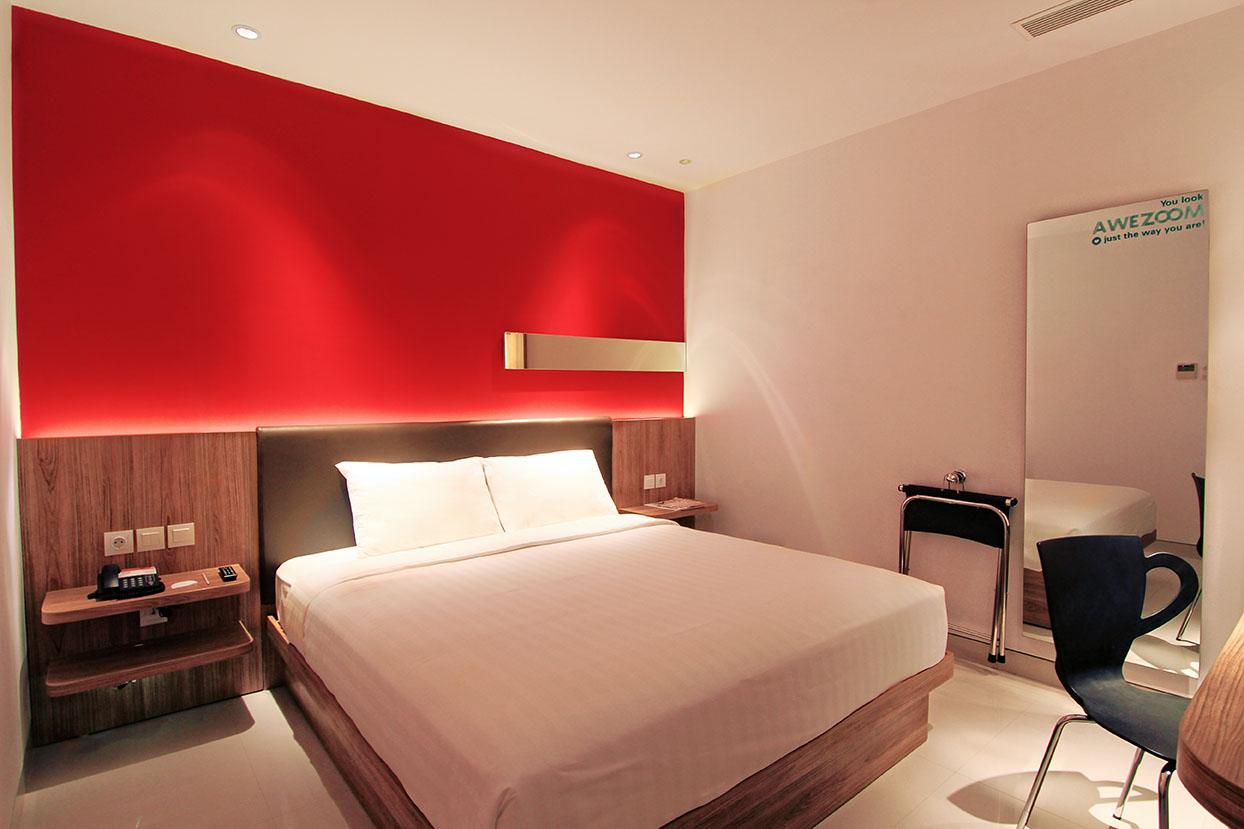 غرفة سوبيريور بسرير كينج وسرير كوين، Mooz Hotel Surabaya - Jemursari 2/2