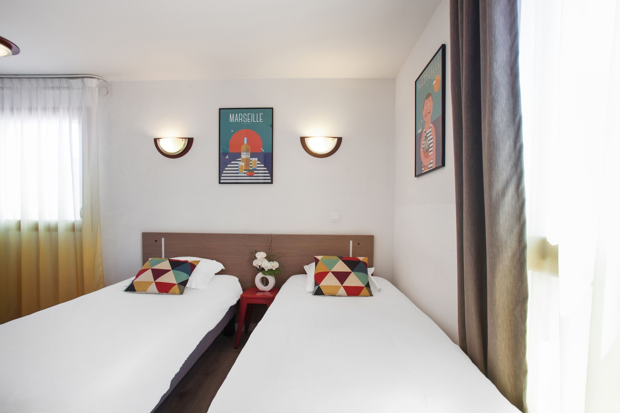Studio Lits Jumeaux T1TW، Appart City Classic Marseille Euromed 3/10