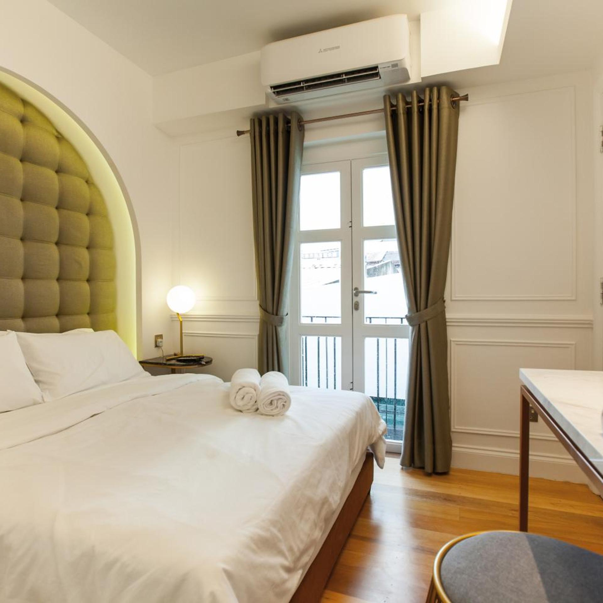 غرفة ديلوكس بسرير مزدوج بشرفة، White Mansion Hotel 4/10