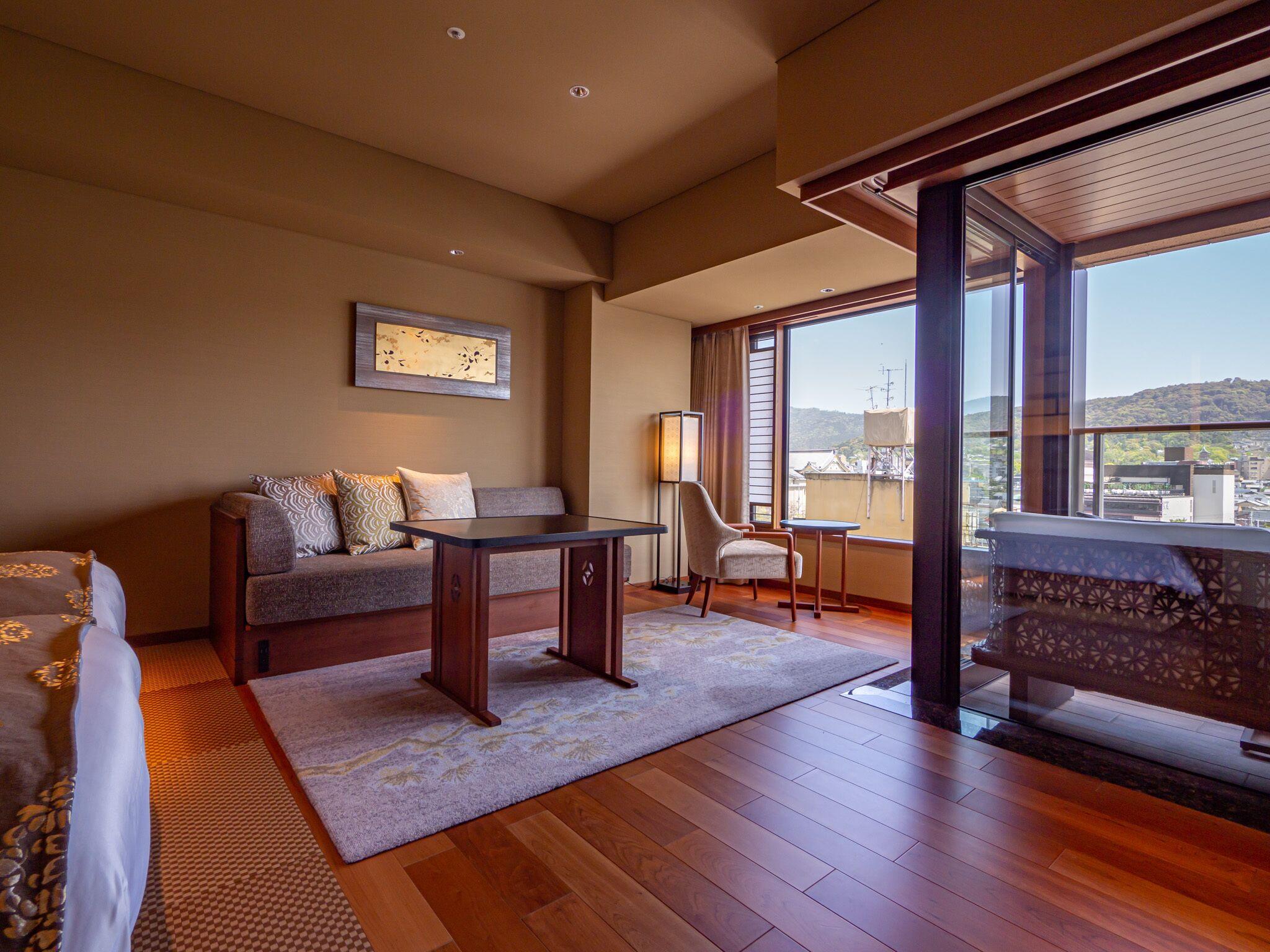 Kamogawa, Premium, Twin Beds, Shijo Bettei Hotel