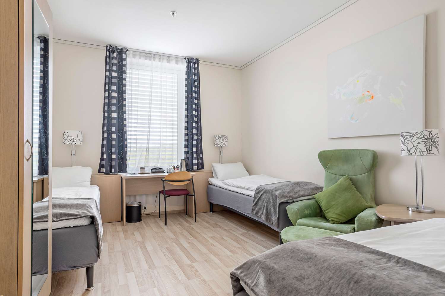 1 Bedroom, Triple, 3 Beds
