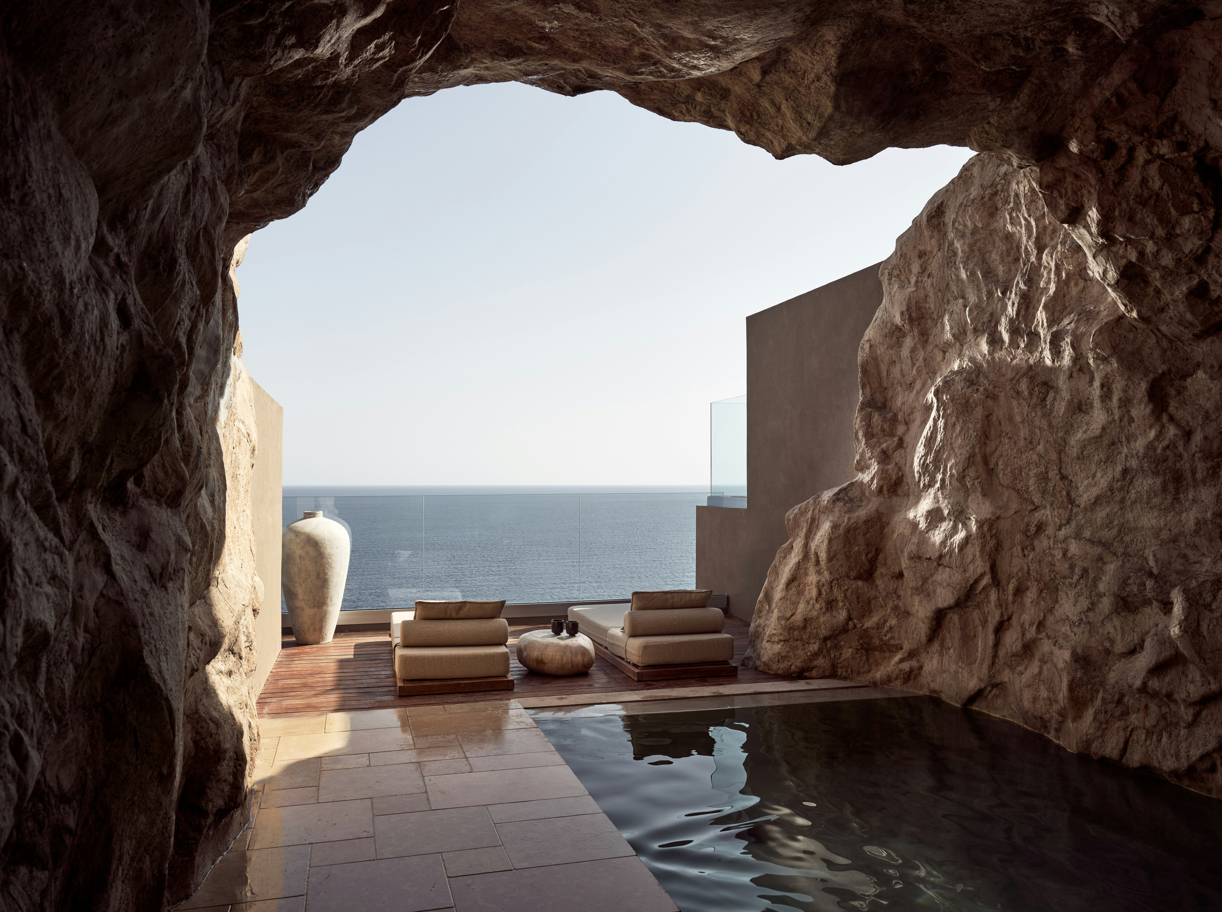 Cave, Suite, Sea View, Private Pool